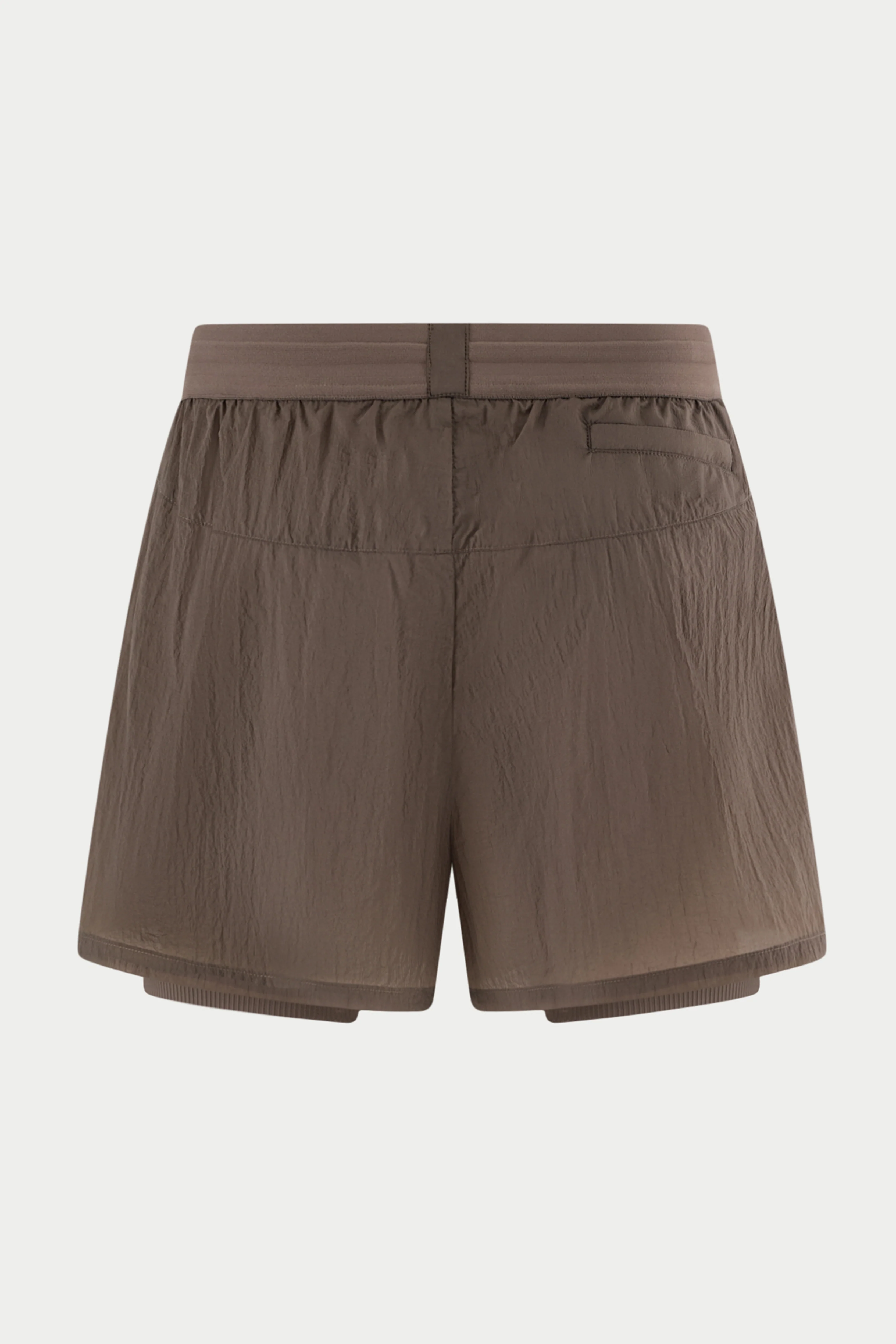 2-1 TRANSLUCENT RUN SHORT - BROWN - Image 9