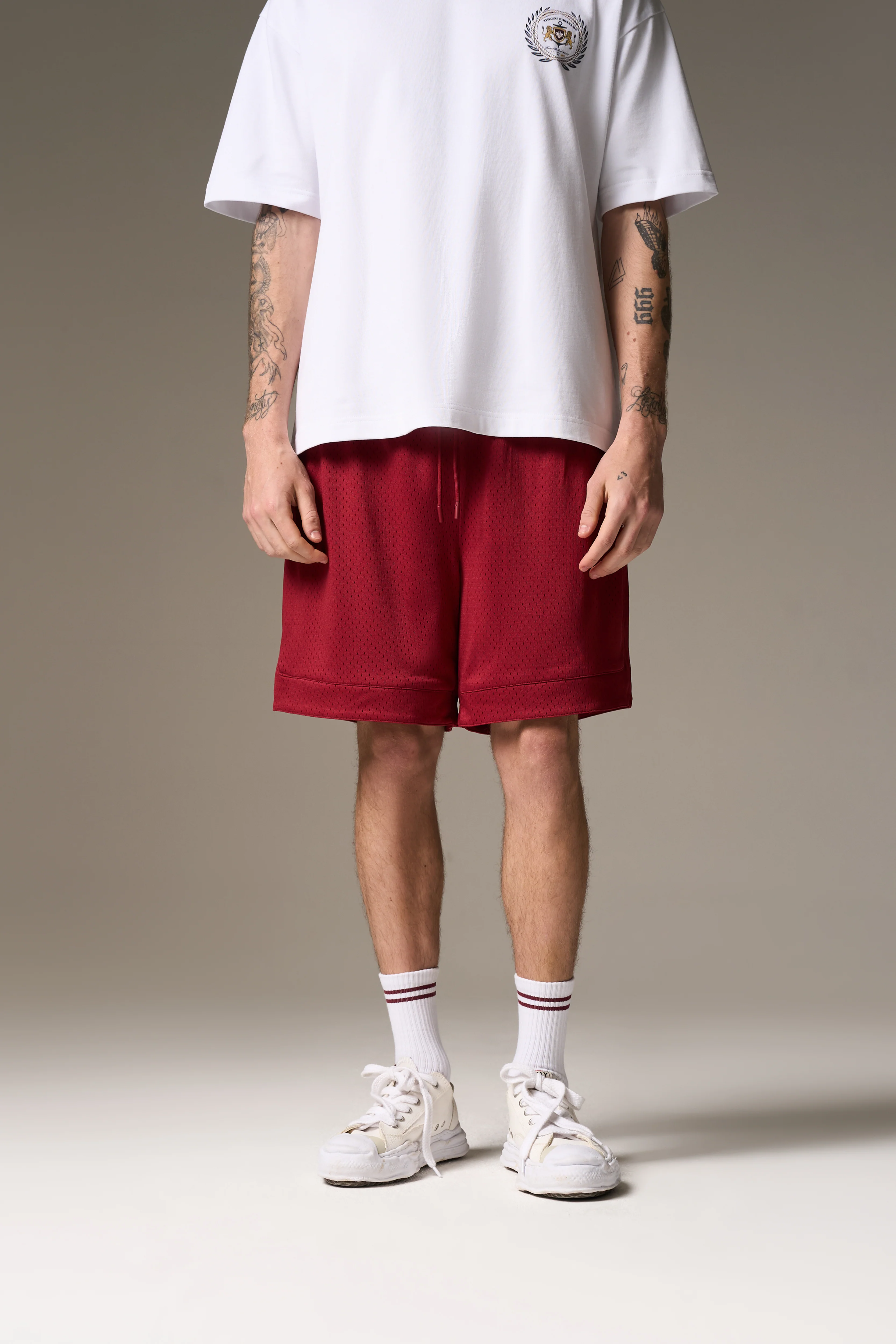 AIRTEX SHORTS - BURGUNDY - Image 4