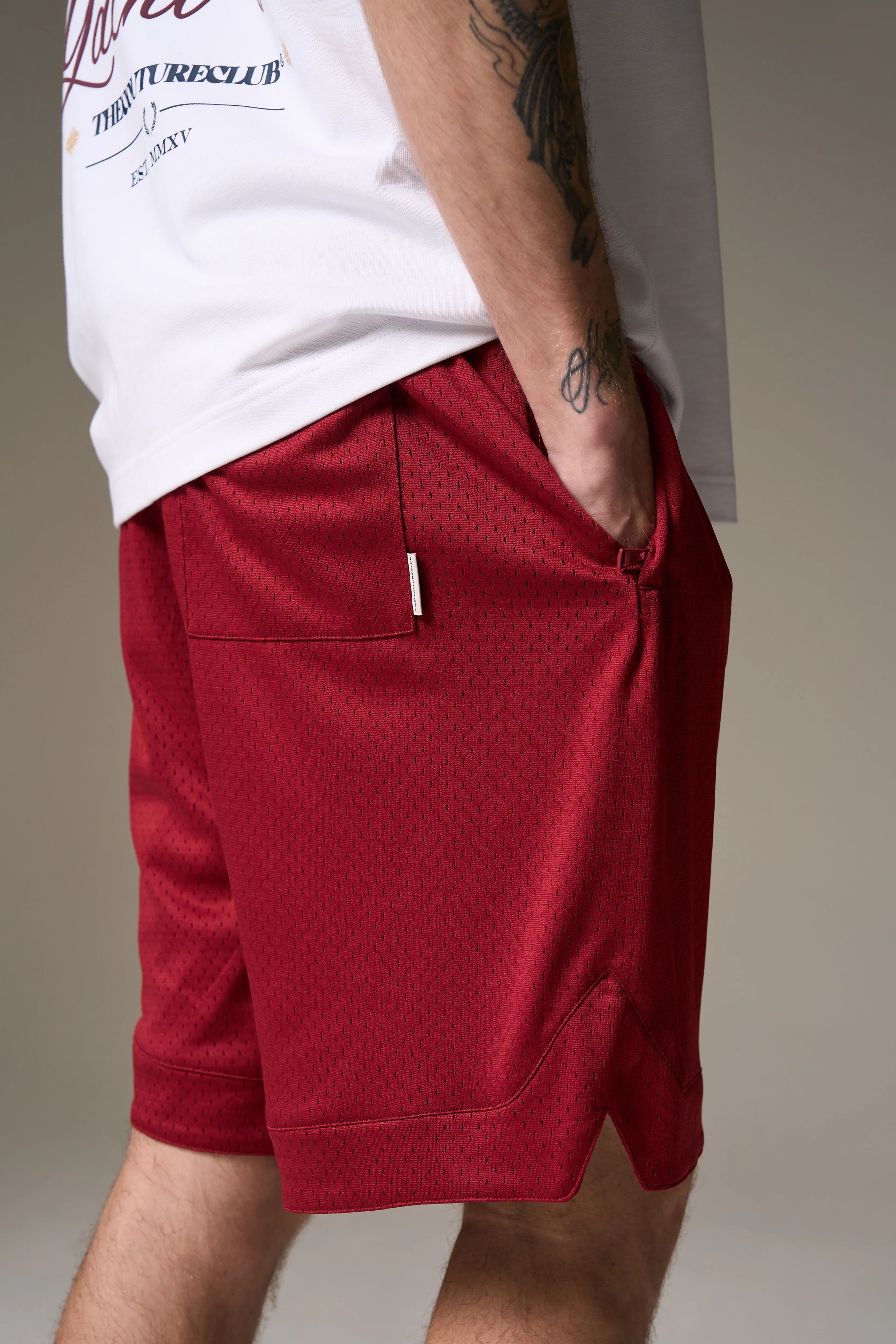 AIRTEX SHORTS - BURGUNDY - Image 8