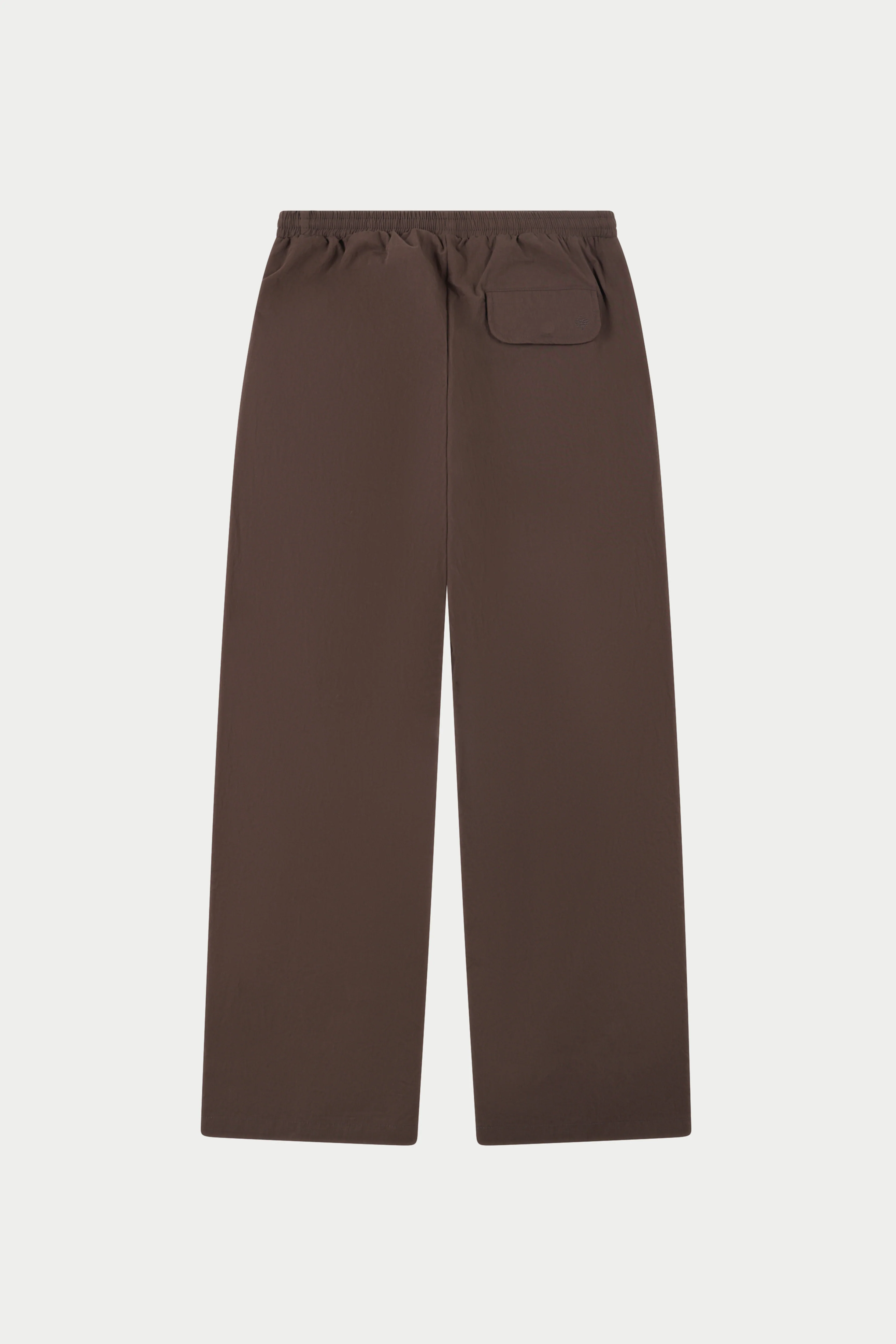 BARREL LEG SHELL TROUSERS - BROWN - Image 7