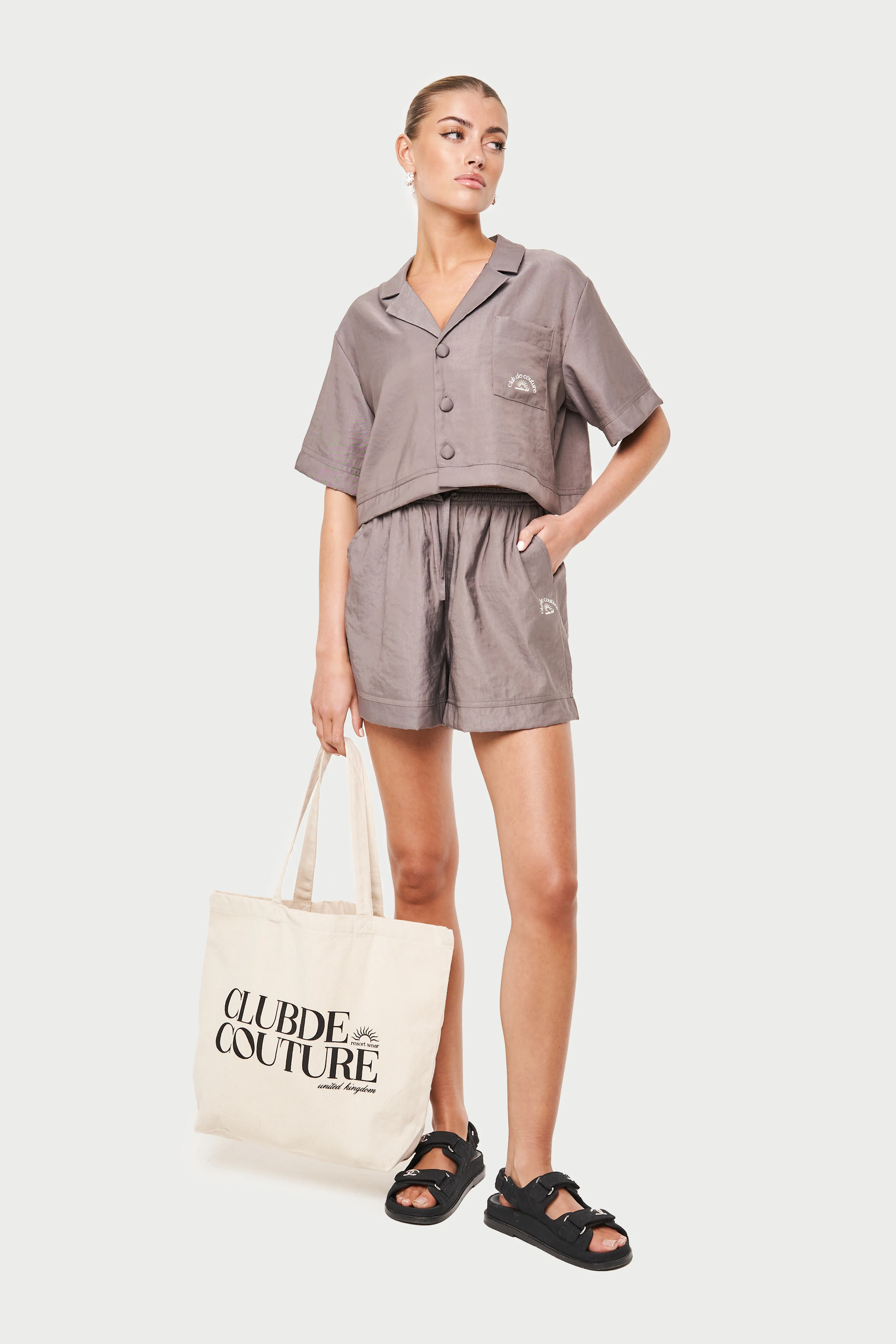 CLUB DE COUTURE RESORT SHIRT - MINK - Image 3