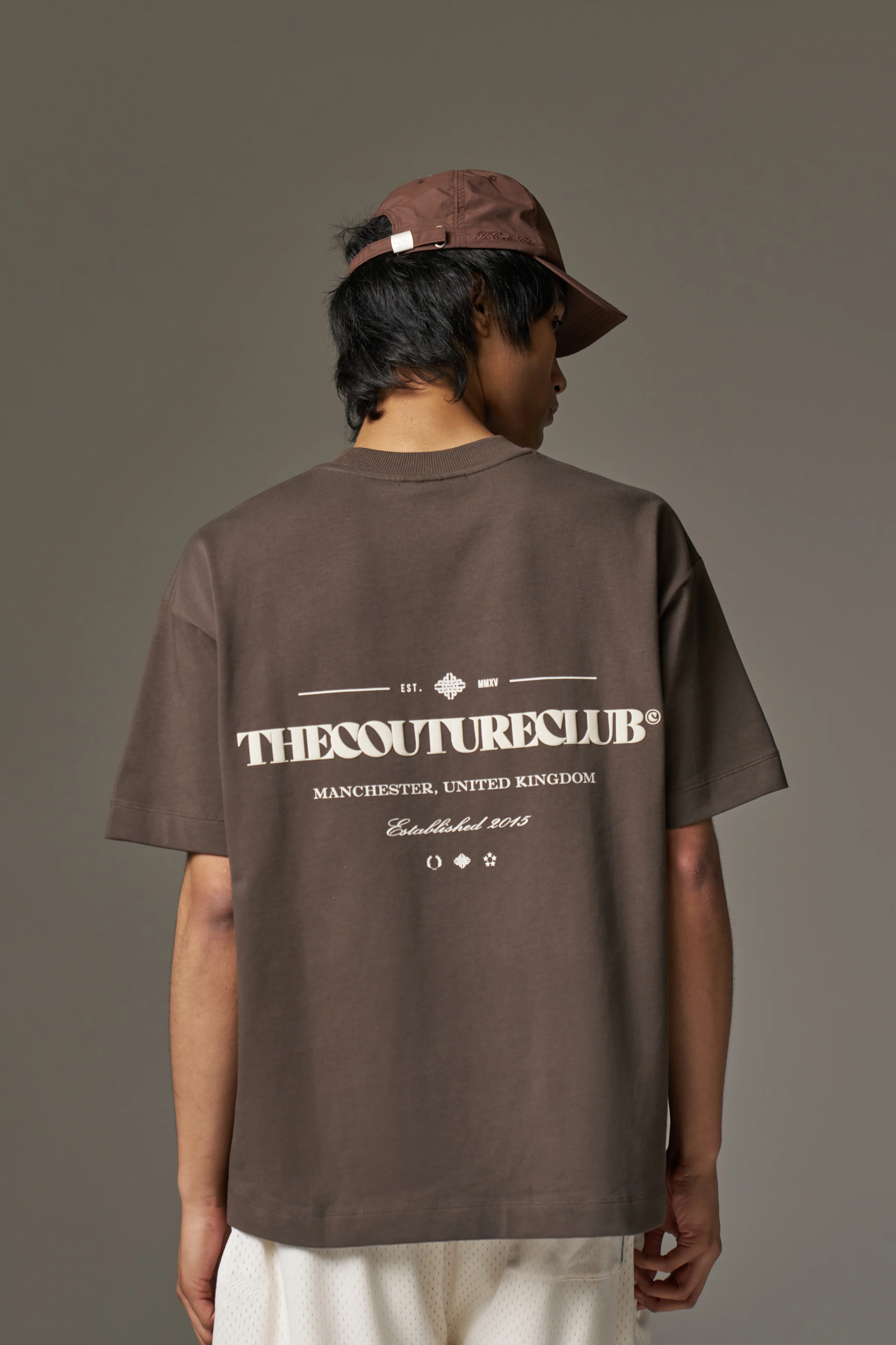 COPYRIGHT MULTI GRAPHIC T-SHIRT - BROWN - Image 3