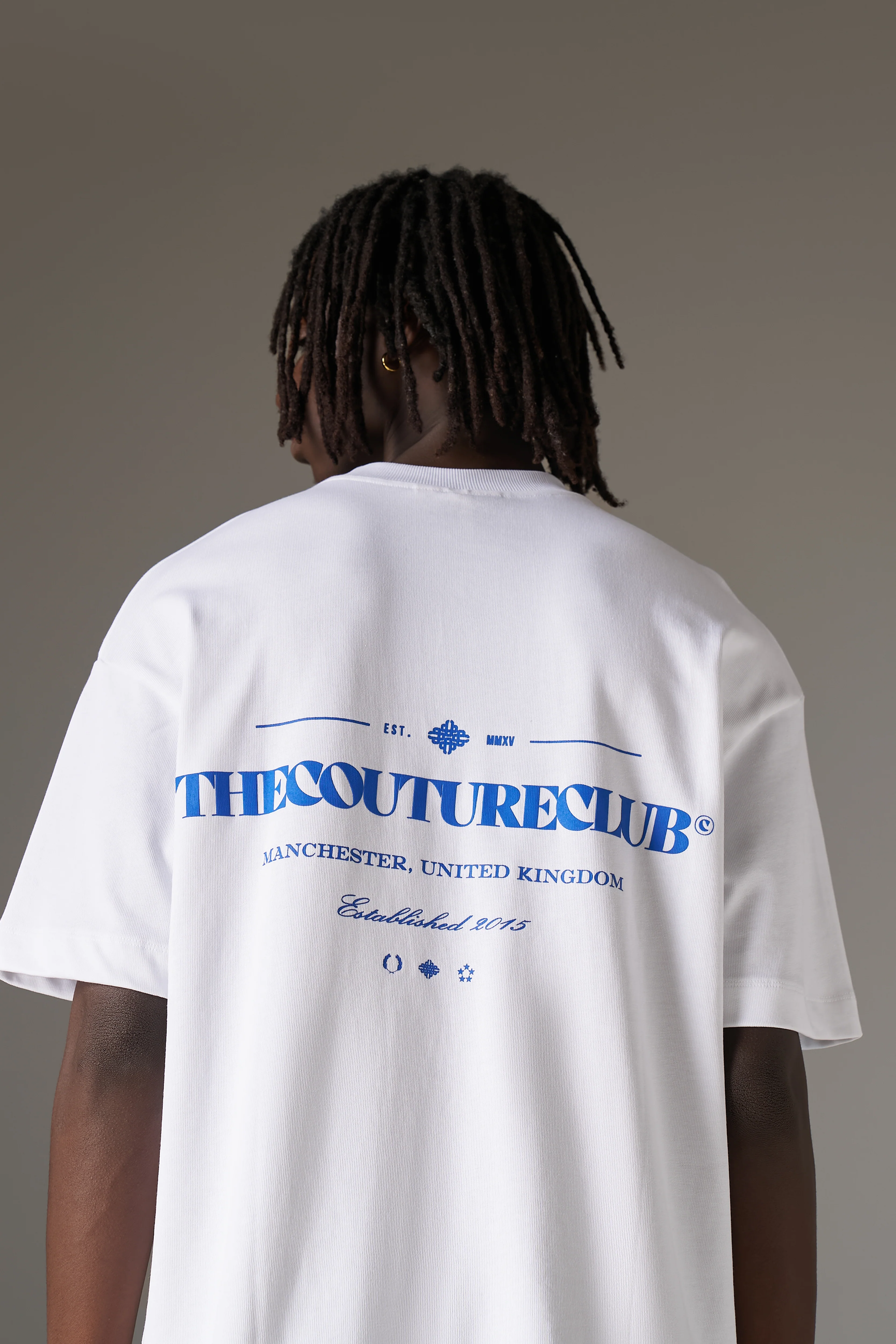 COPYRIGHT MULTI GRAPHIC T-SHIRT - COBALT - Image 5