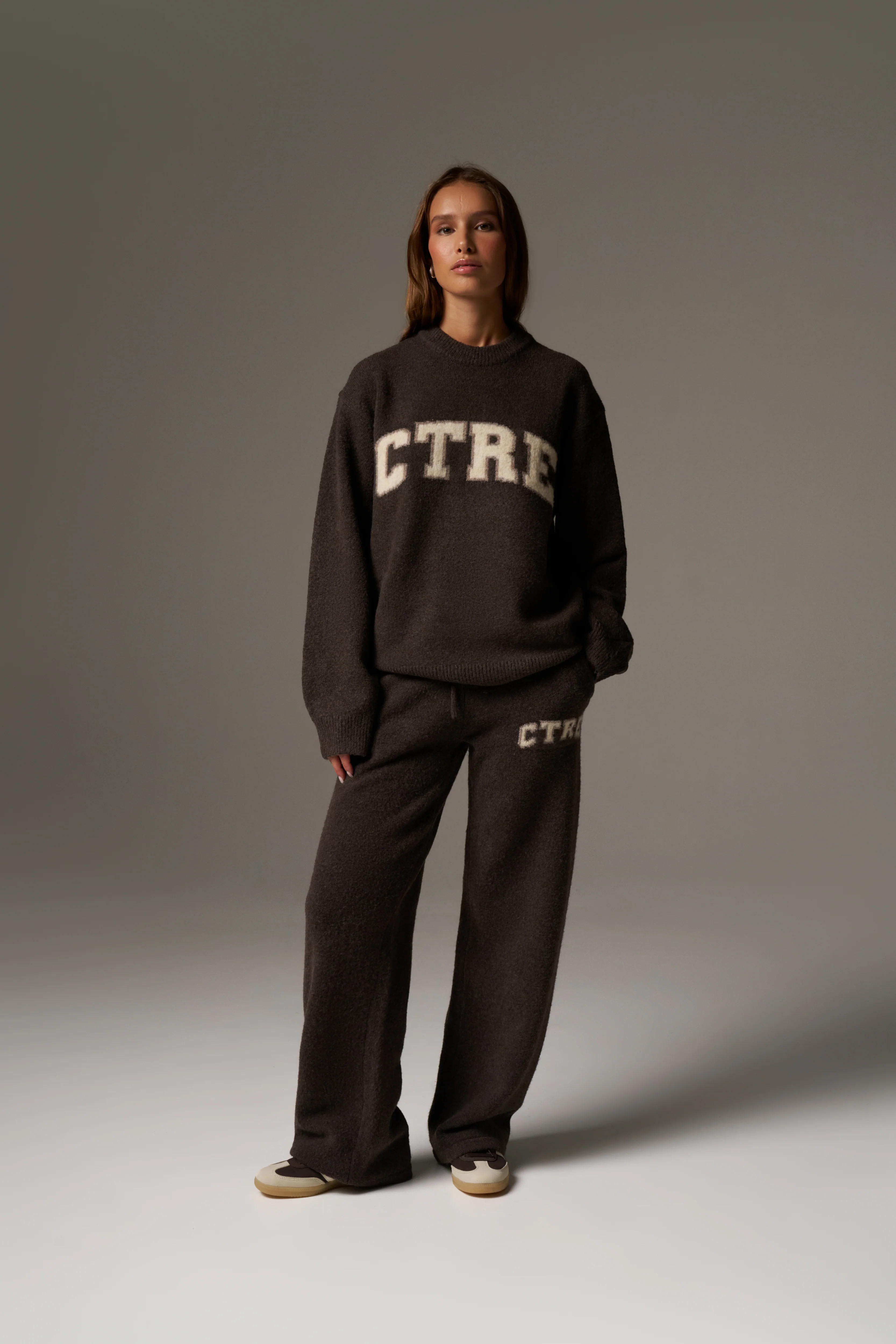 CTRE KNITTED SWEATSHIRT - BROWN - Image 3