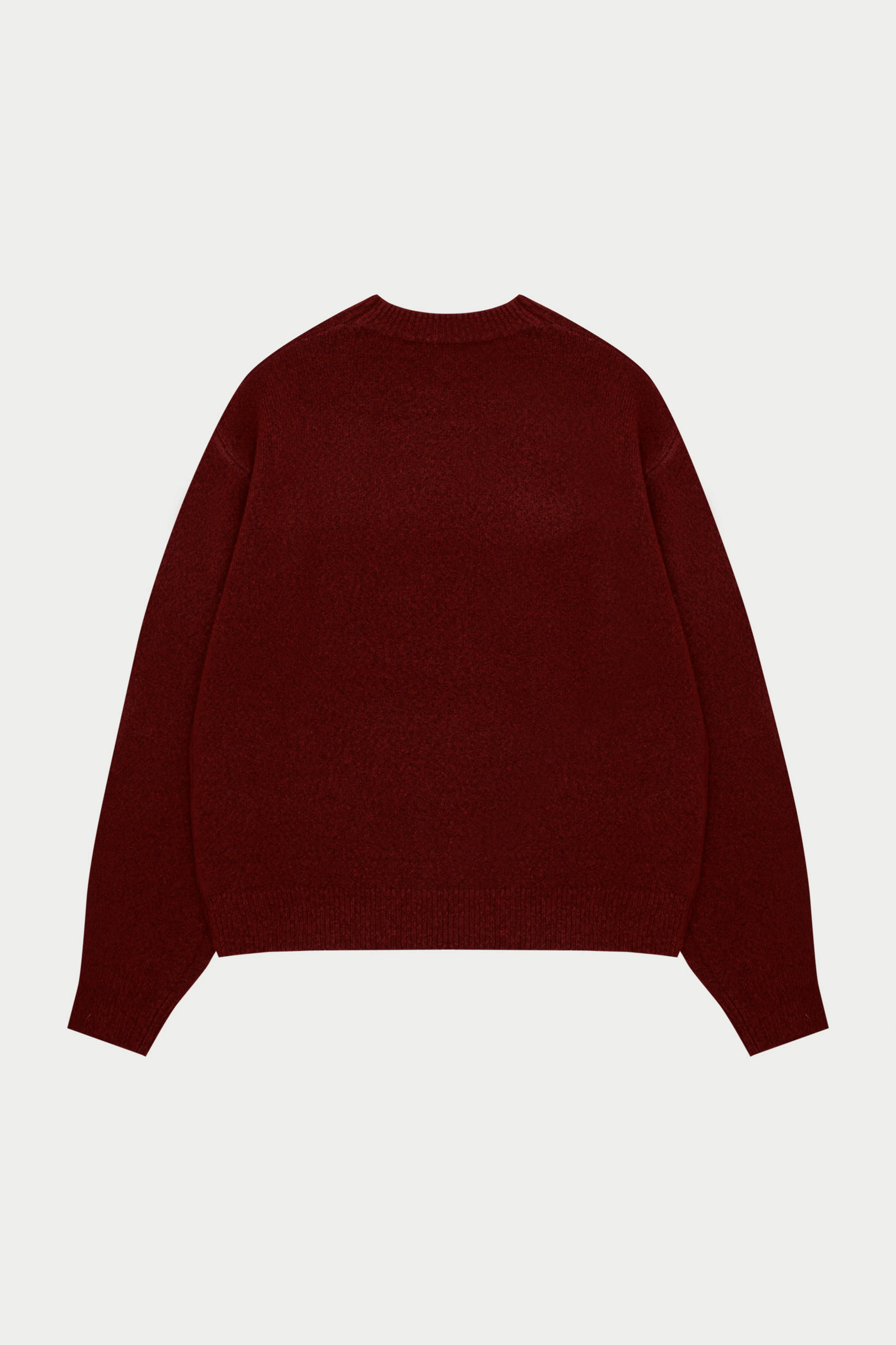 CTRE KNITTED SWEATSHIRT - BURGUNDY - Image 8