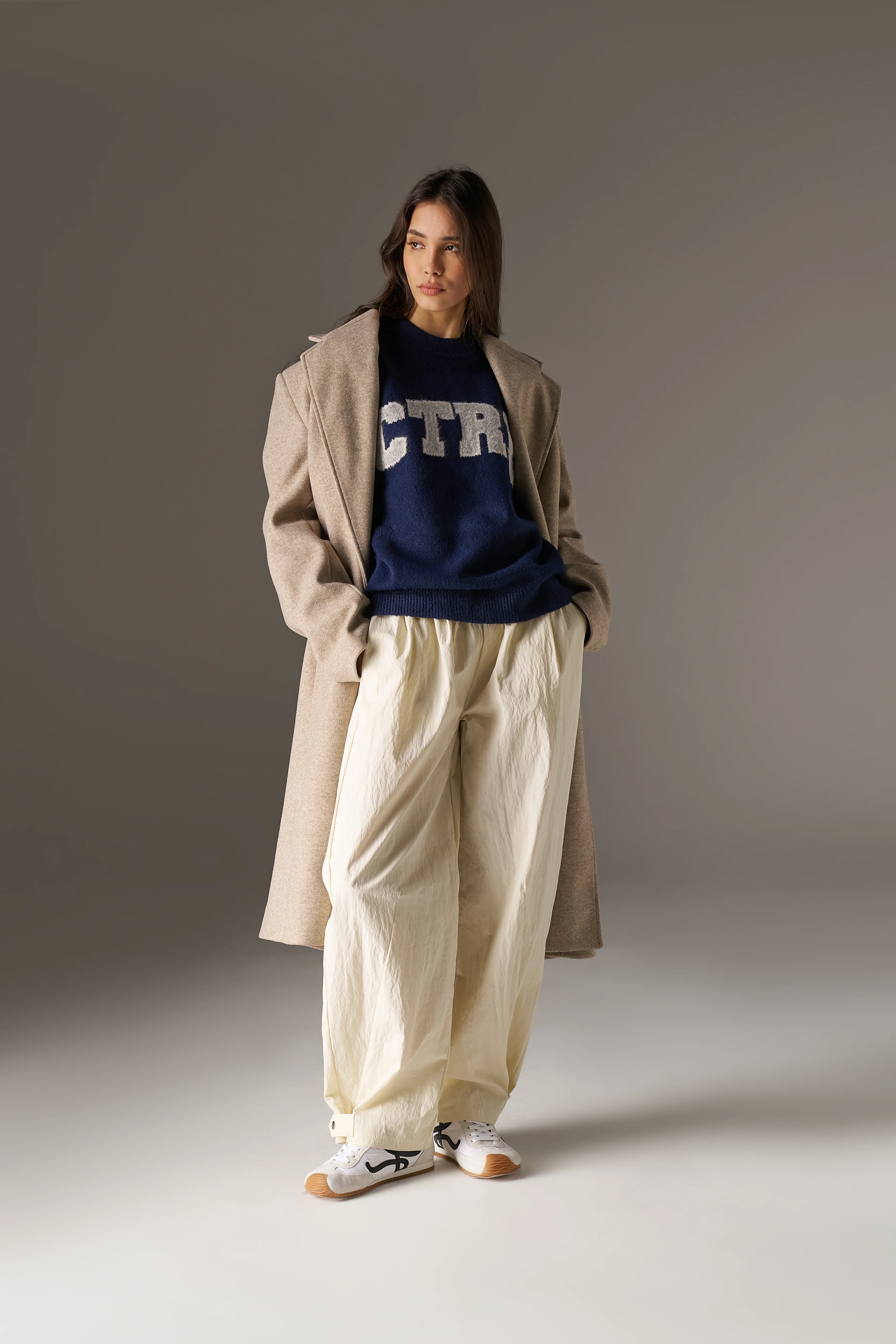 CTRE KNITTED SWEATSHIRT - NAVY - Image 3