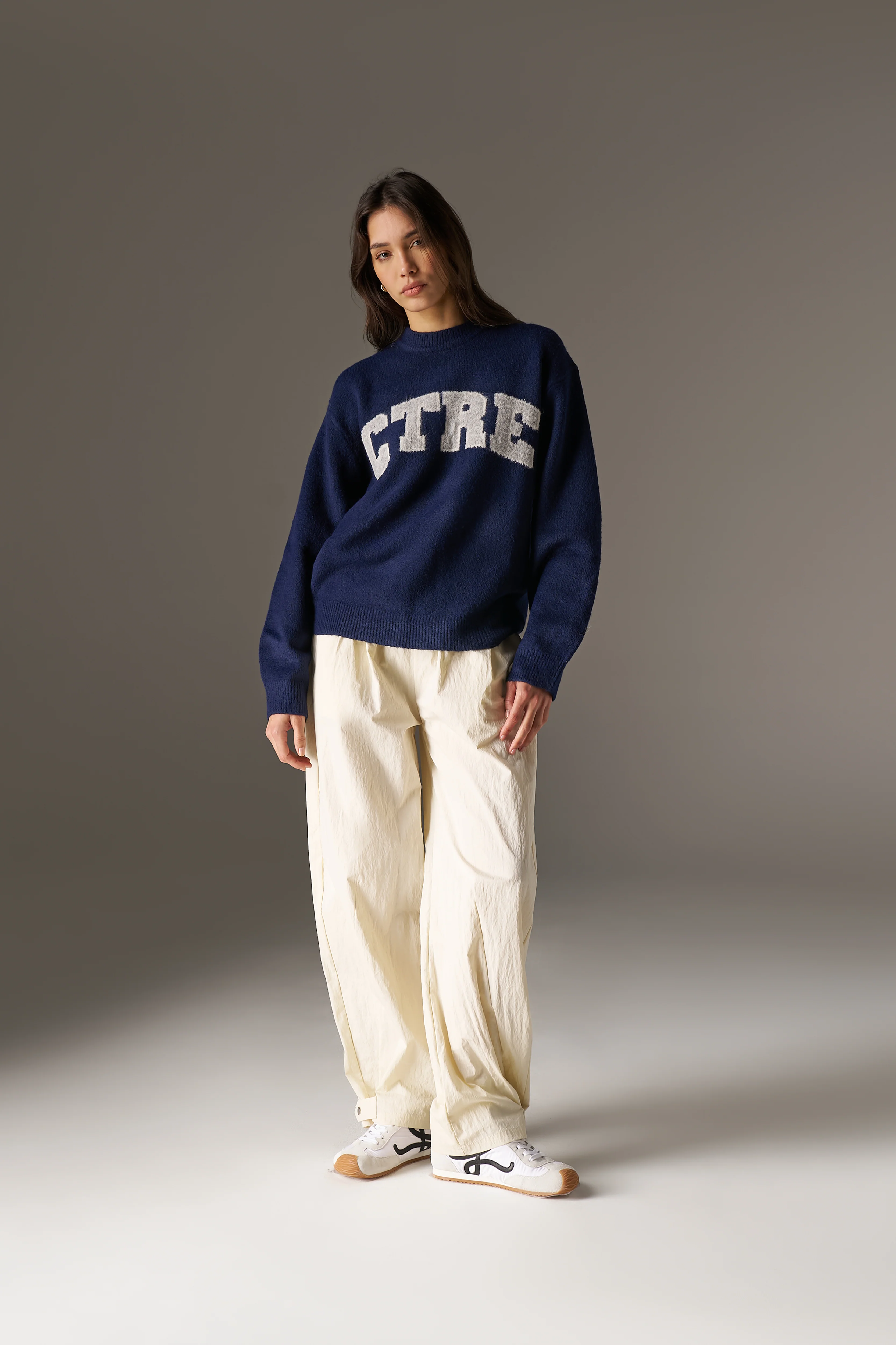 CTRE KNITTED SWEATSHIRT - NAVY - Image 6