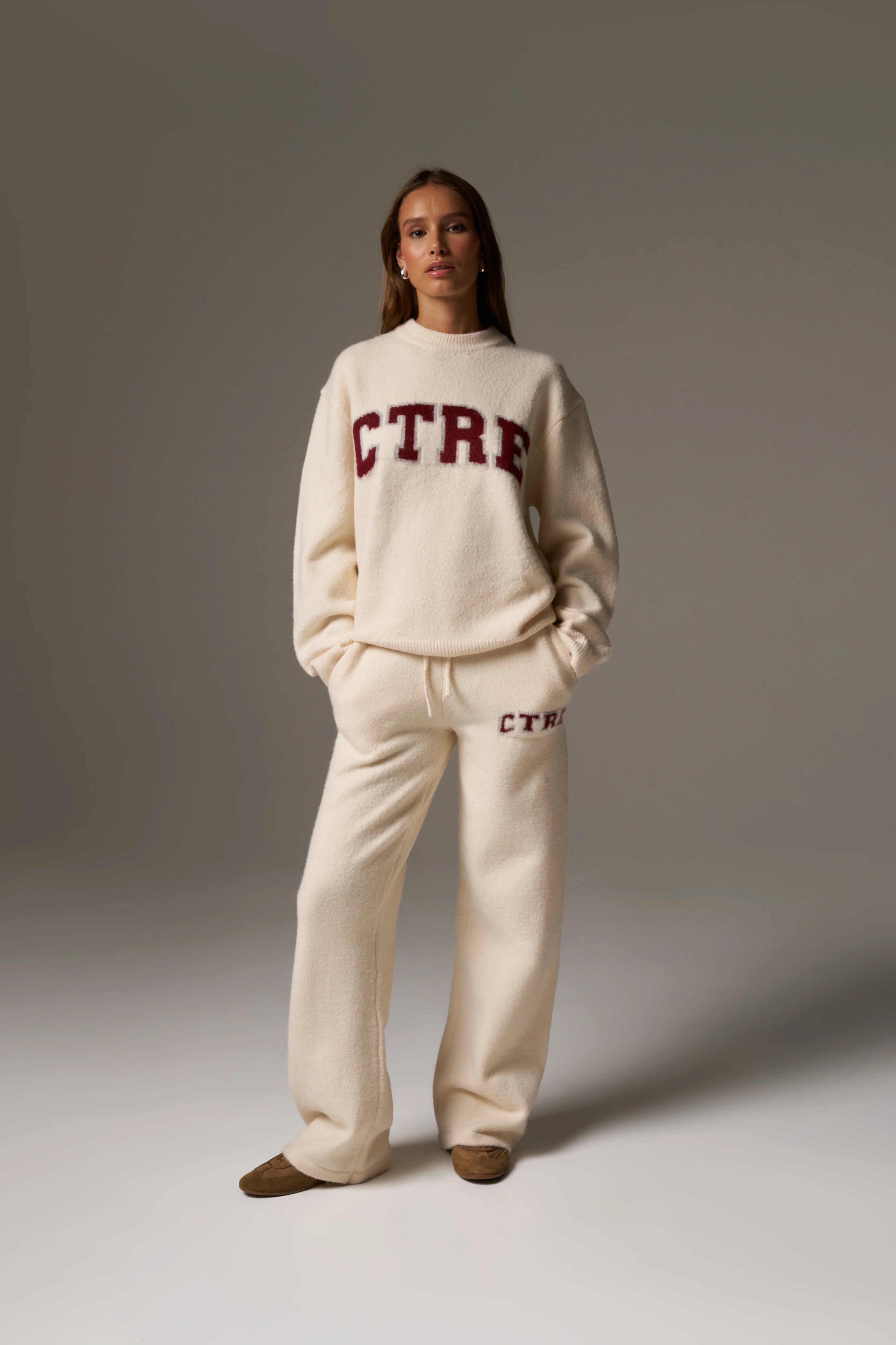 CTRE KNITTED SWEATSHIRT - OFF WHITE - Image 3