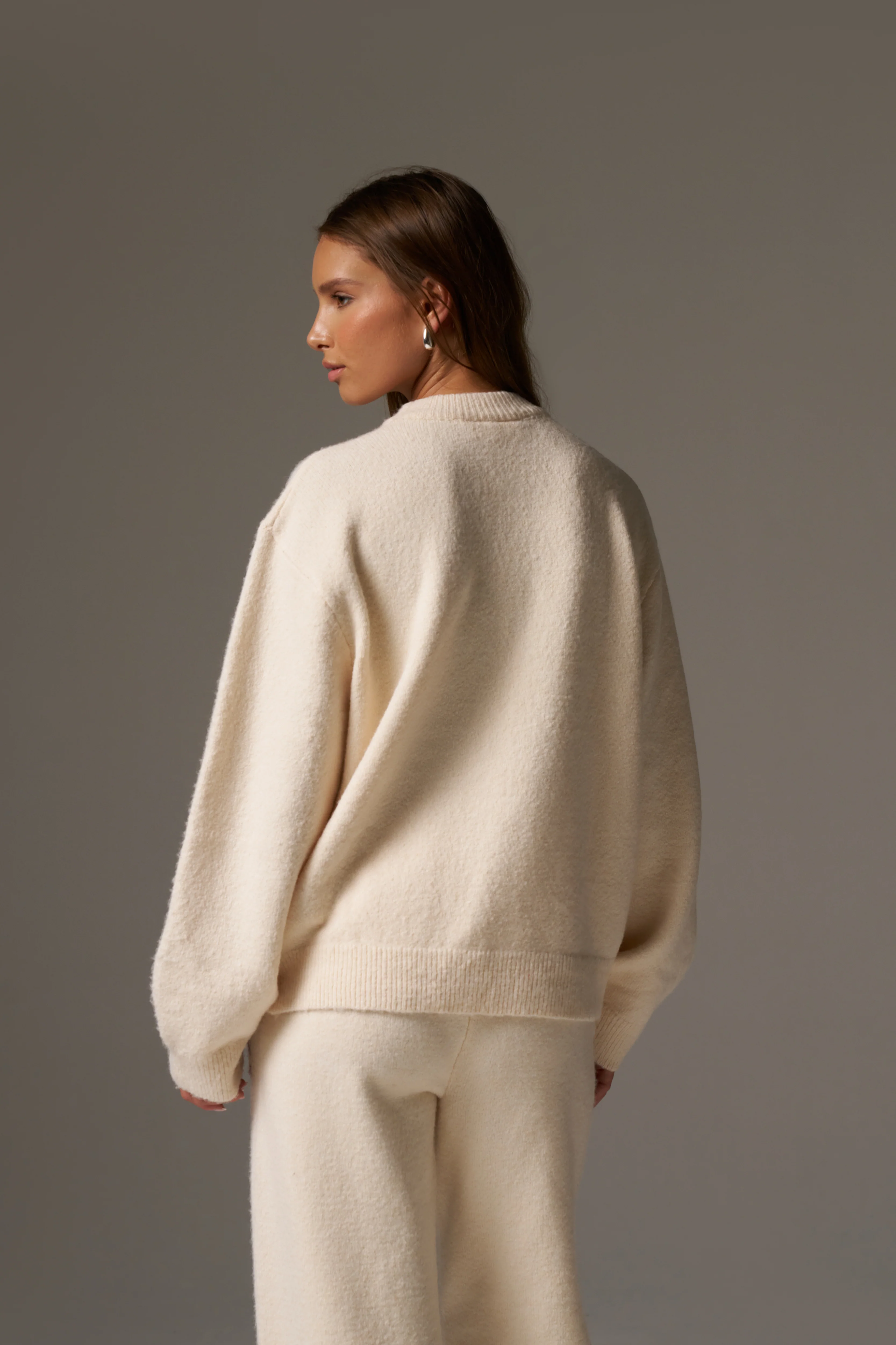 CTRE KNITTED SWEATSHIRT - OFF WHITE - Image 5