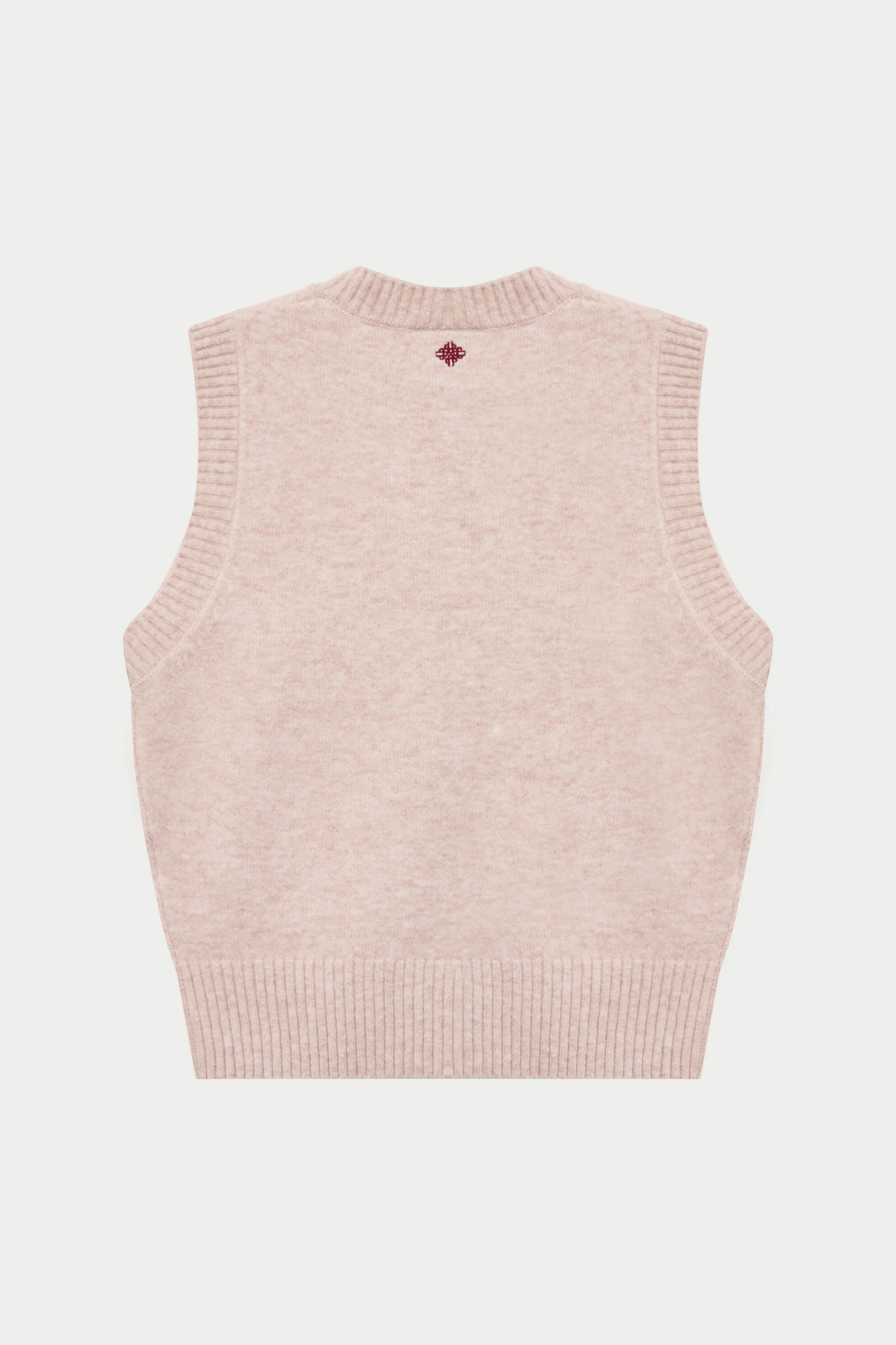 CTRE KNITTED VEST - PINK - Image 8