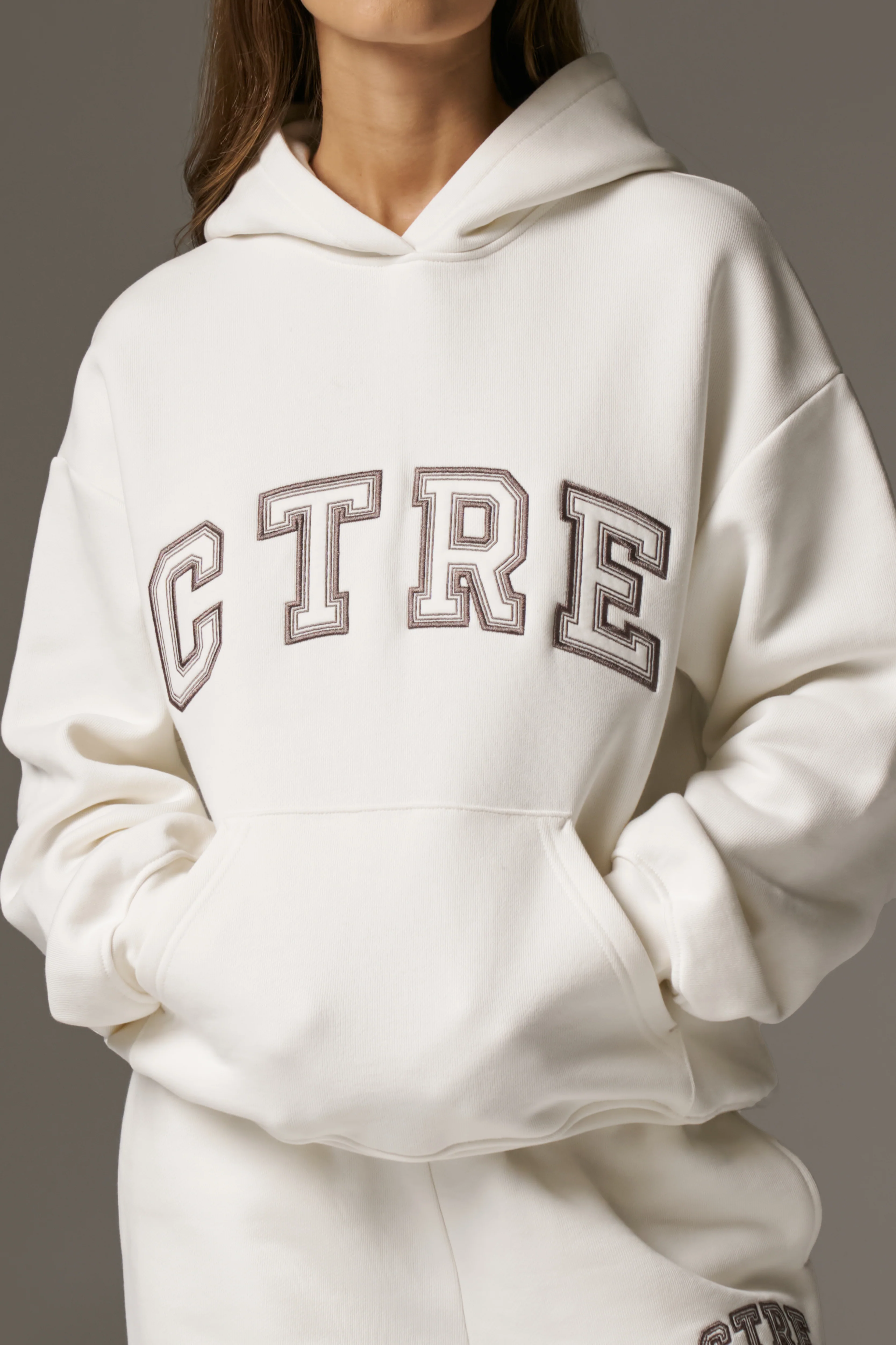 CTRE RELAXED HOODIE - OFF WHITE - Image 4