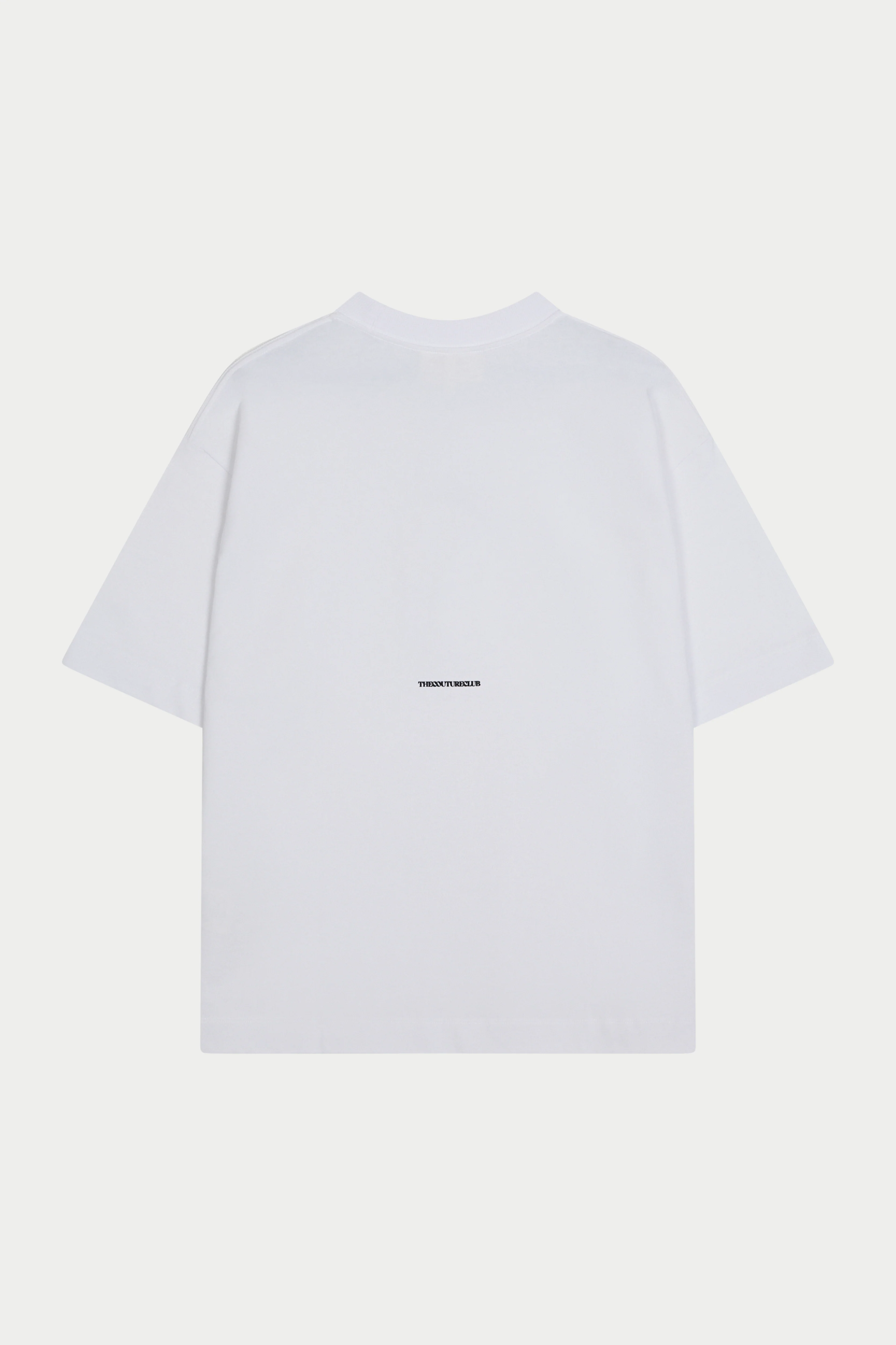 DOUBLE MICRO COPYRIGHT PRINT T-SHIRT - WHITE - Image 7