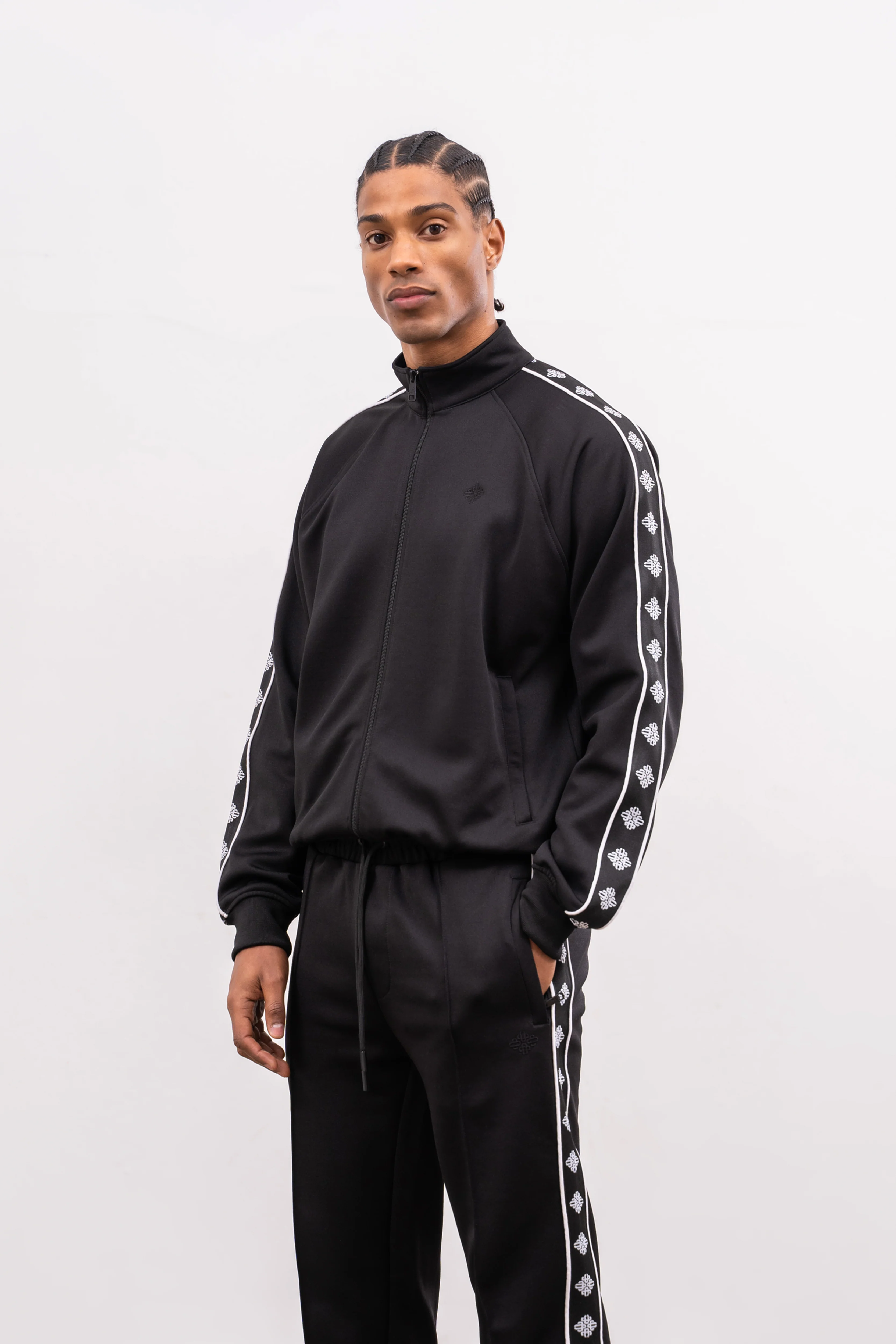 EMBLEM TRACK JACKET - BLACK - Image 2