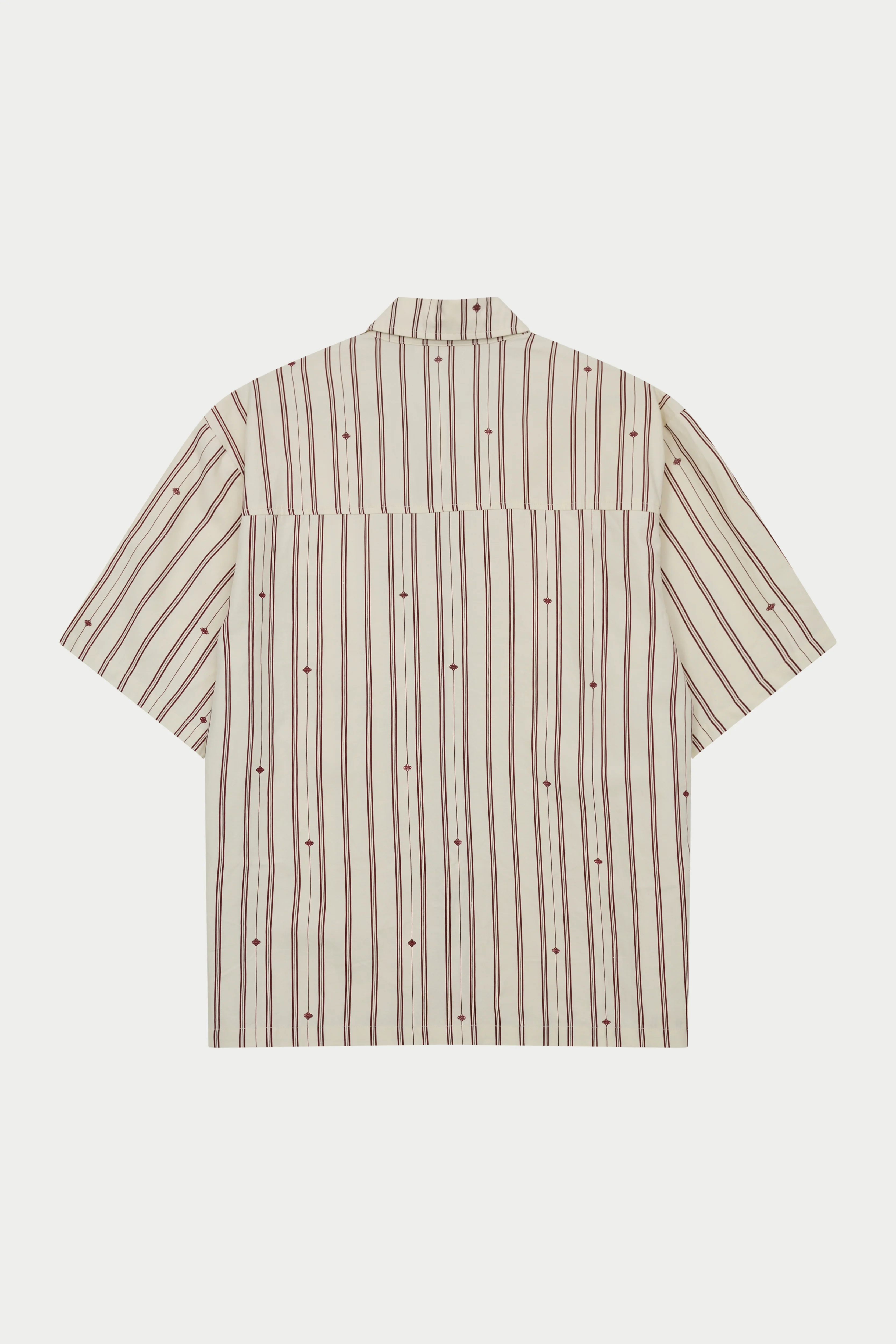 EMBLEM STRIPE SHIRT - STONE - Image 12