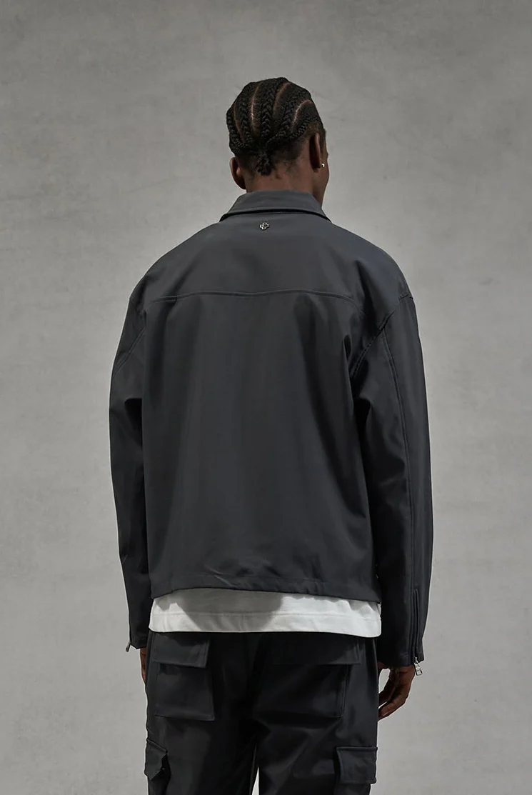 TECHNICAL LONG SLEEVE SHIRT - GREY - Image 6