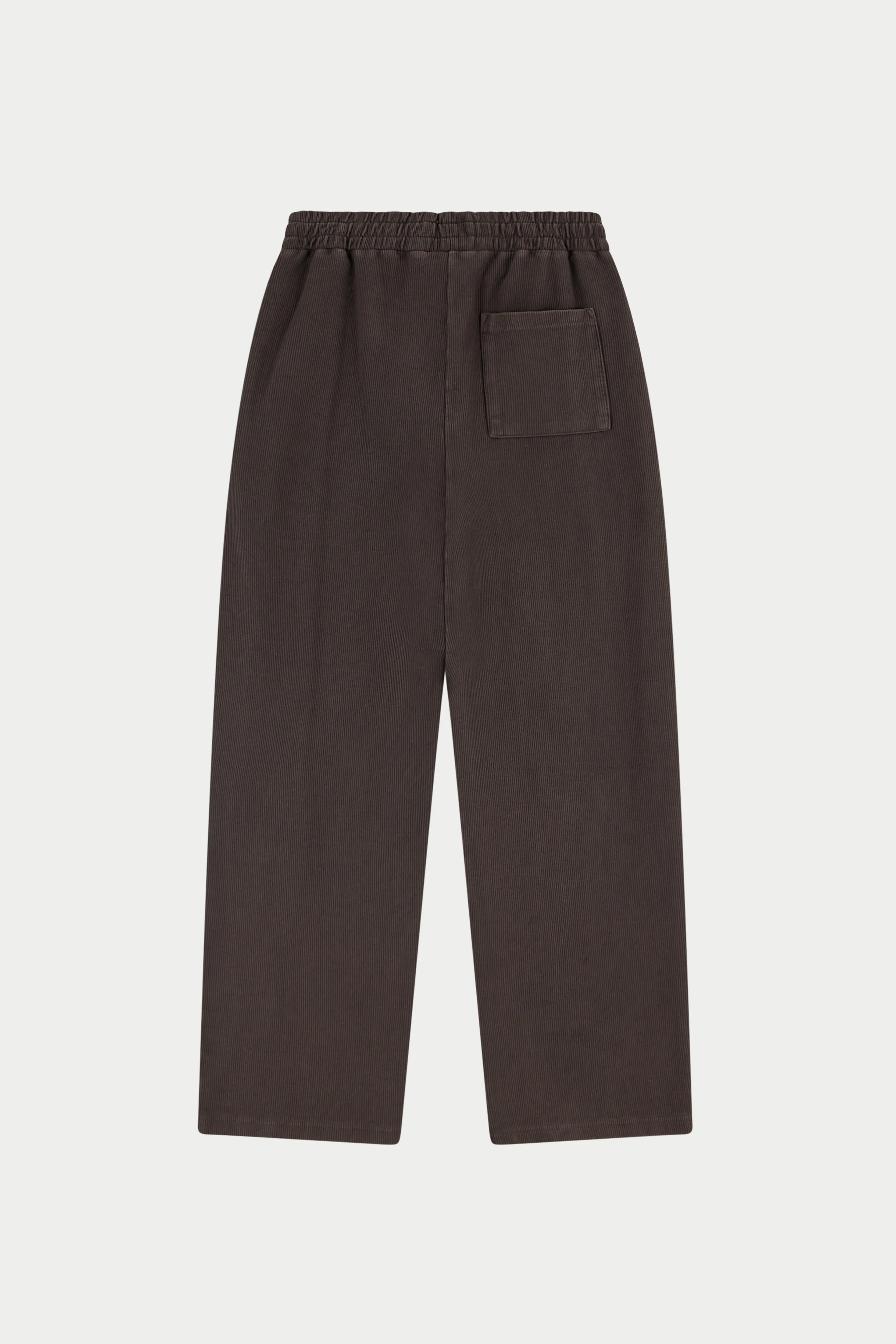 HEAVYWEIGHT WASHED RIBBED JERSEY JOGGERS - BROWN - Image 6