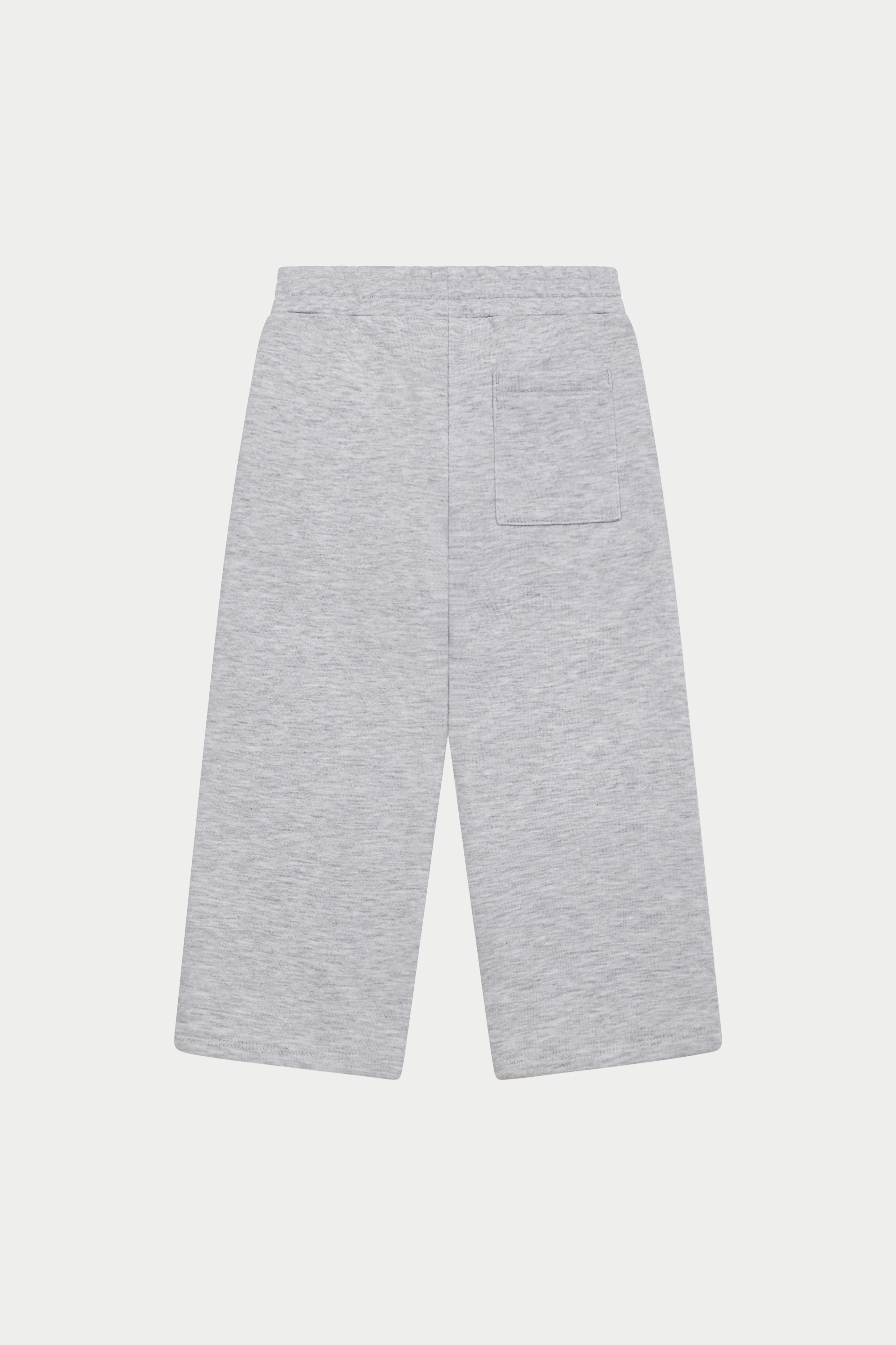 KIDS MONOGRAM EMBLEM APPLIQUE JOGGERS - GREY MARL - Image 9