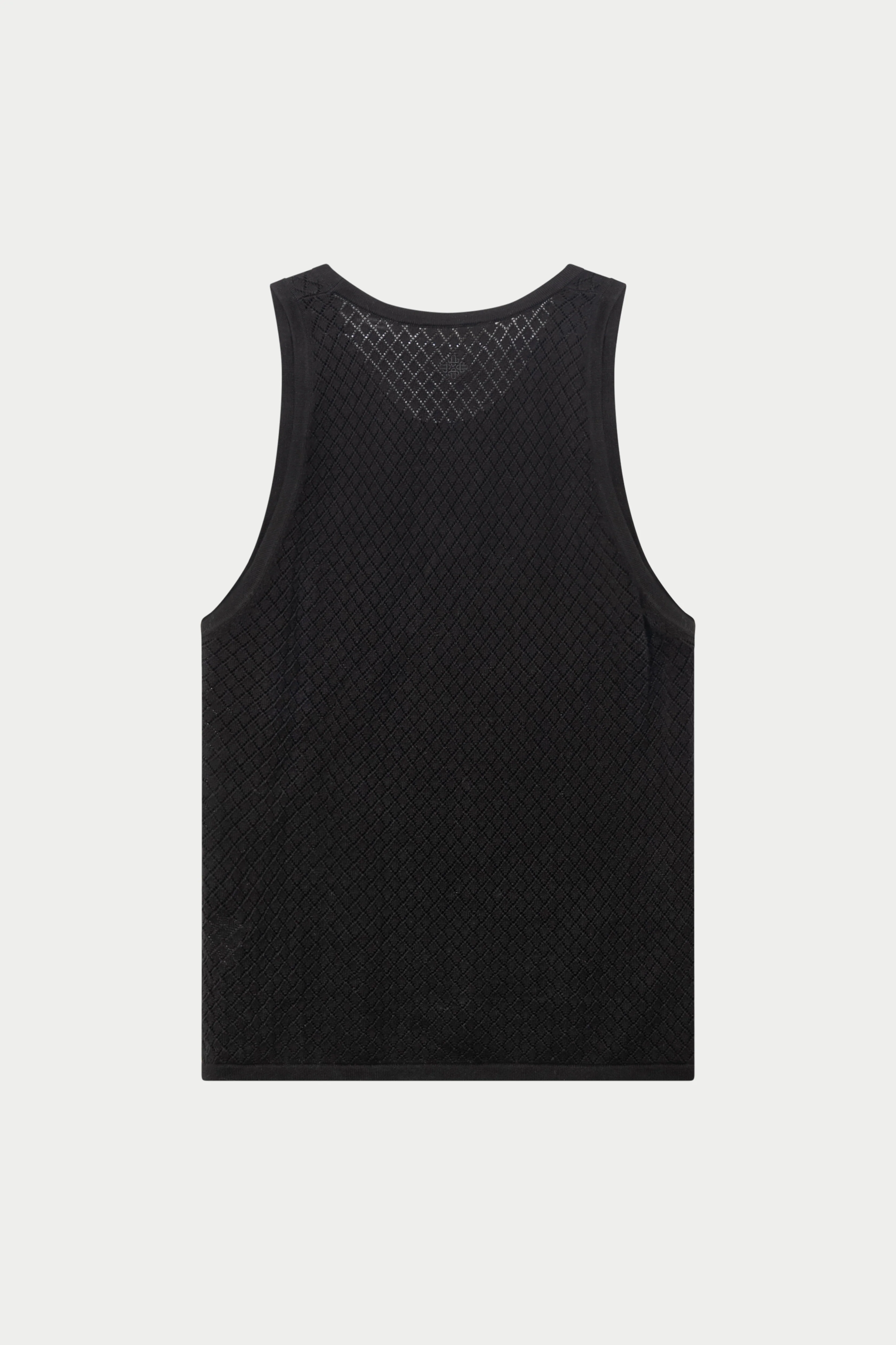 KNITTED VEST - BLACK - Image 10
