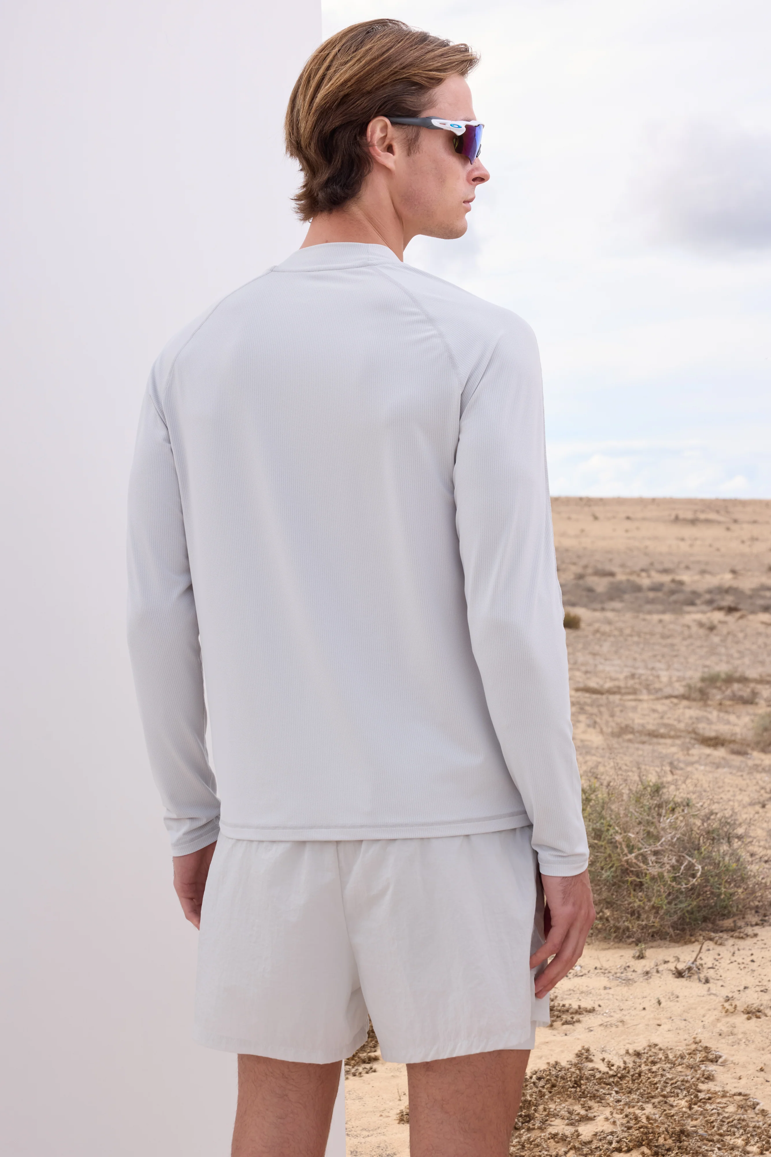 LONG SLEEVE TRAINING TOP - WHITE - Image 3