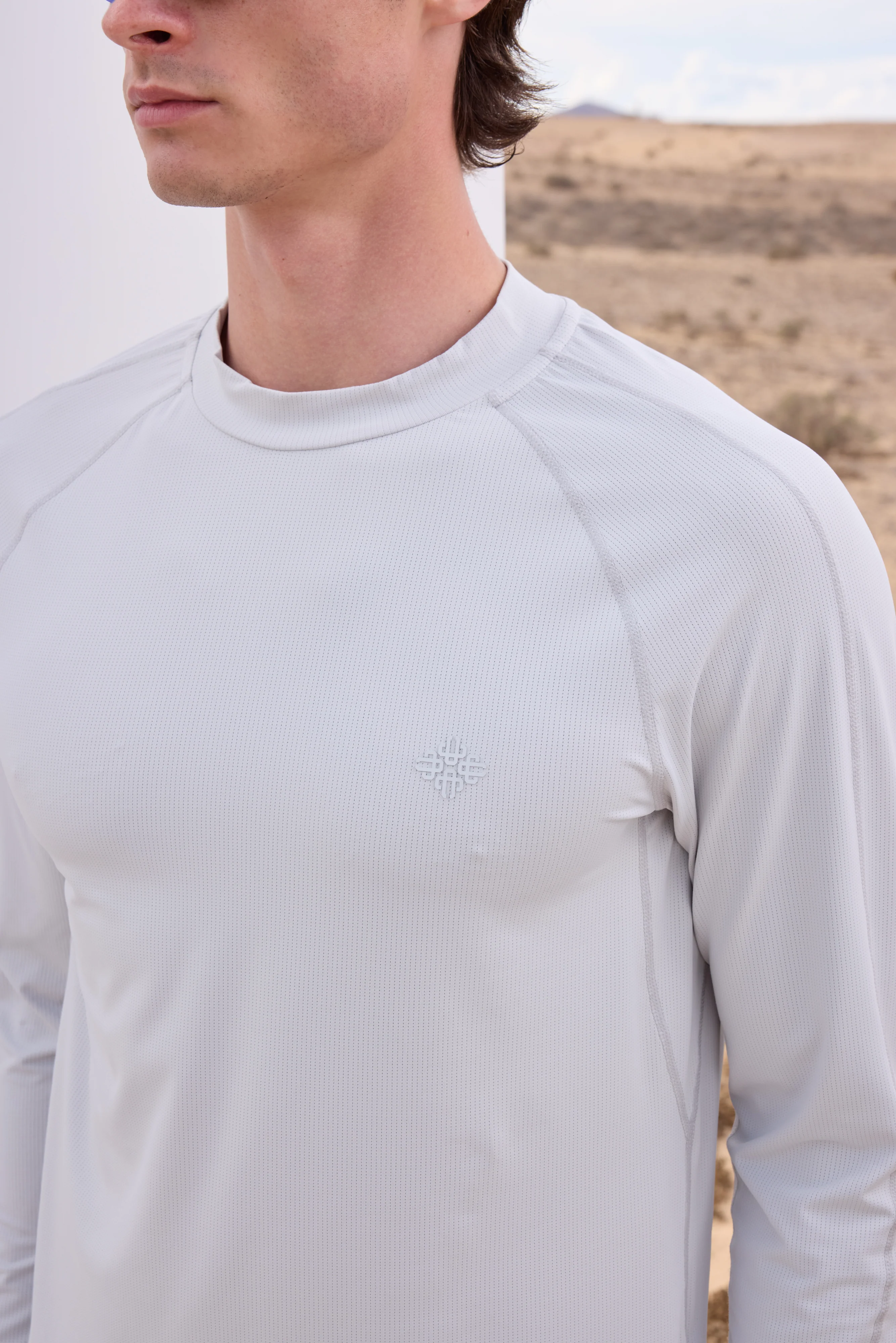 LONG SLEEVE TRAINING TOP - WHITE - Image 4