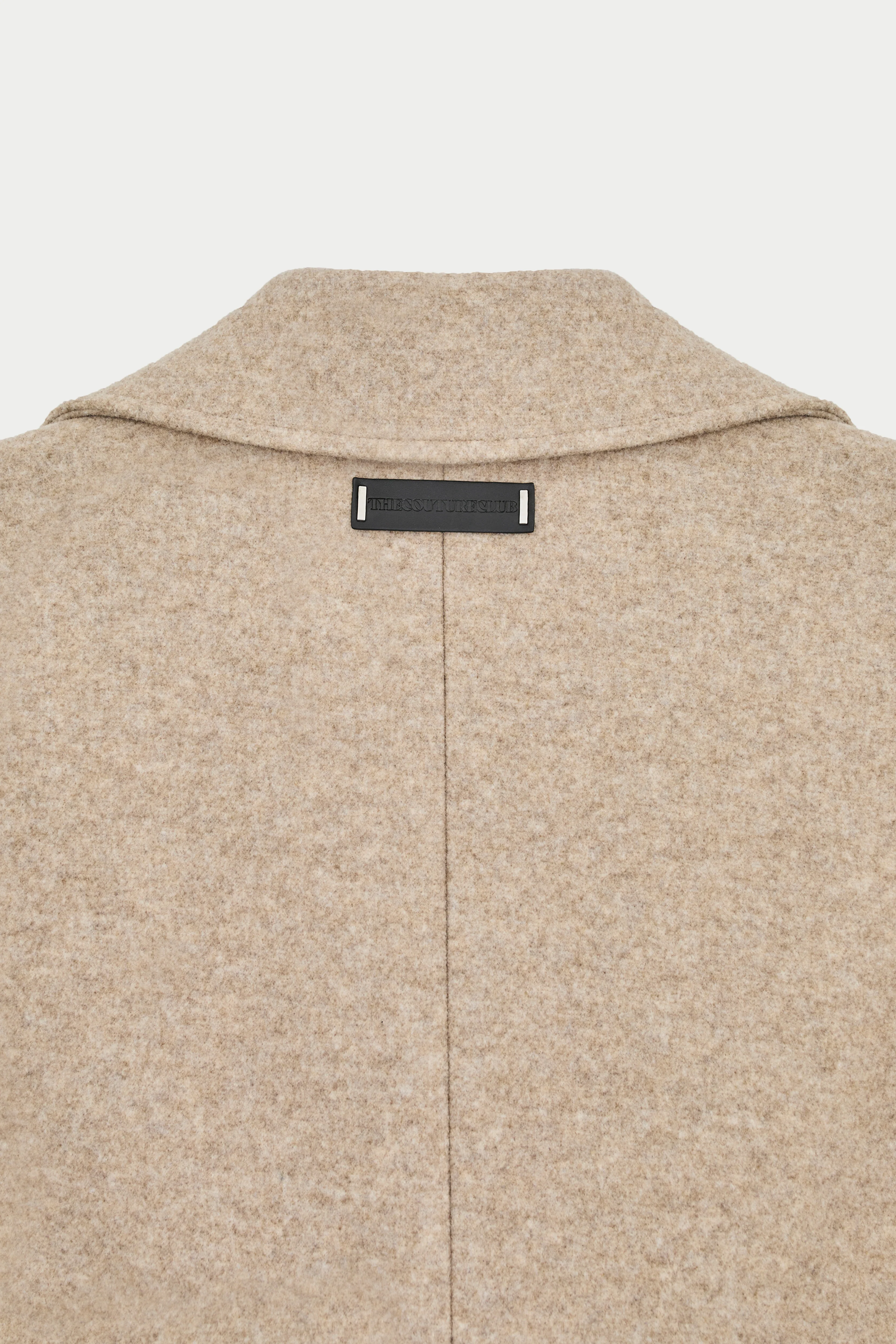 LONGLINE OVERCOAT - BEIGE - Image 6
