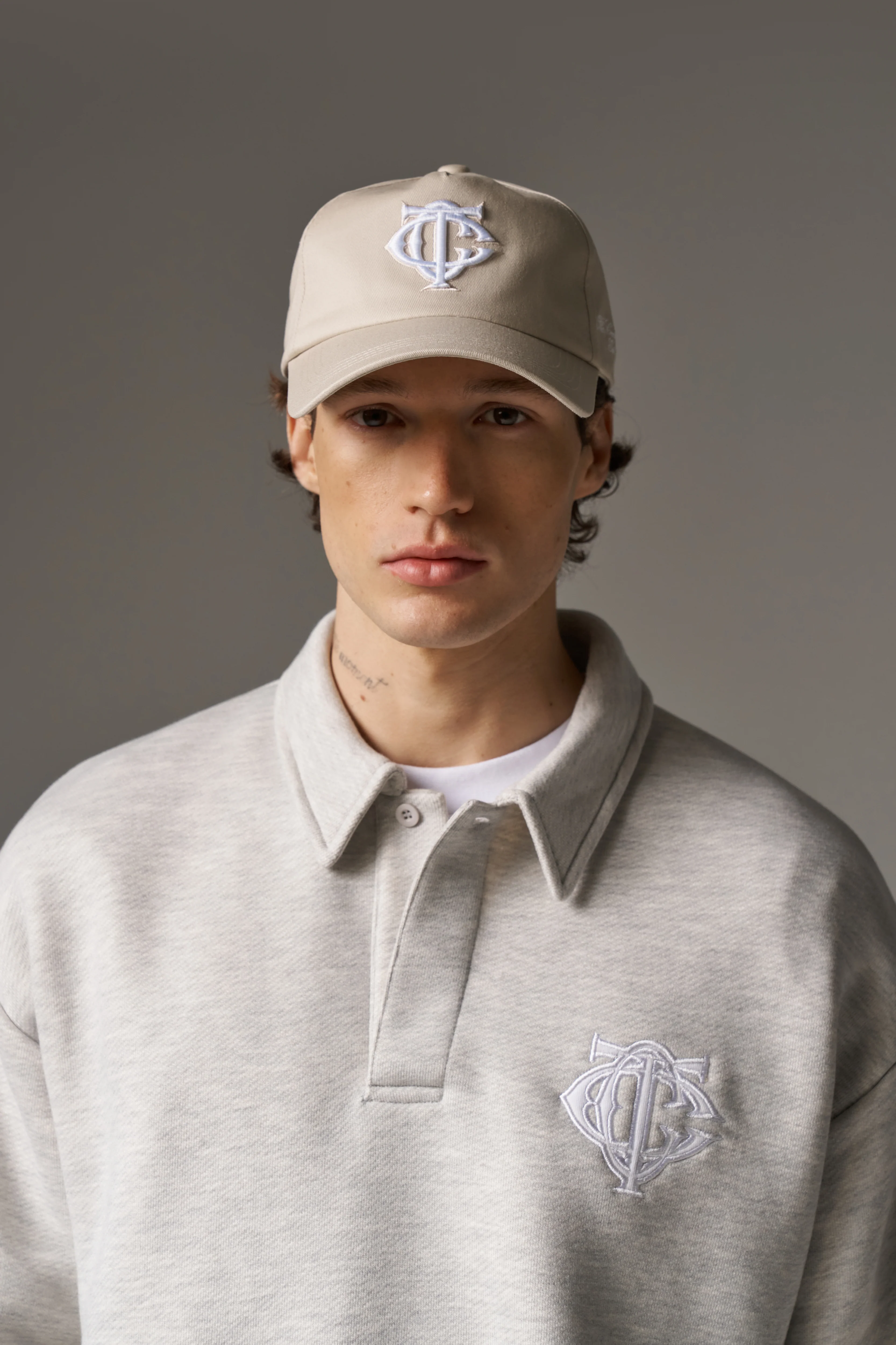 MONOGRAM CAP - BEIGE - Image 2