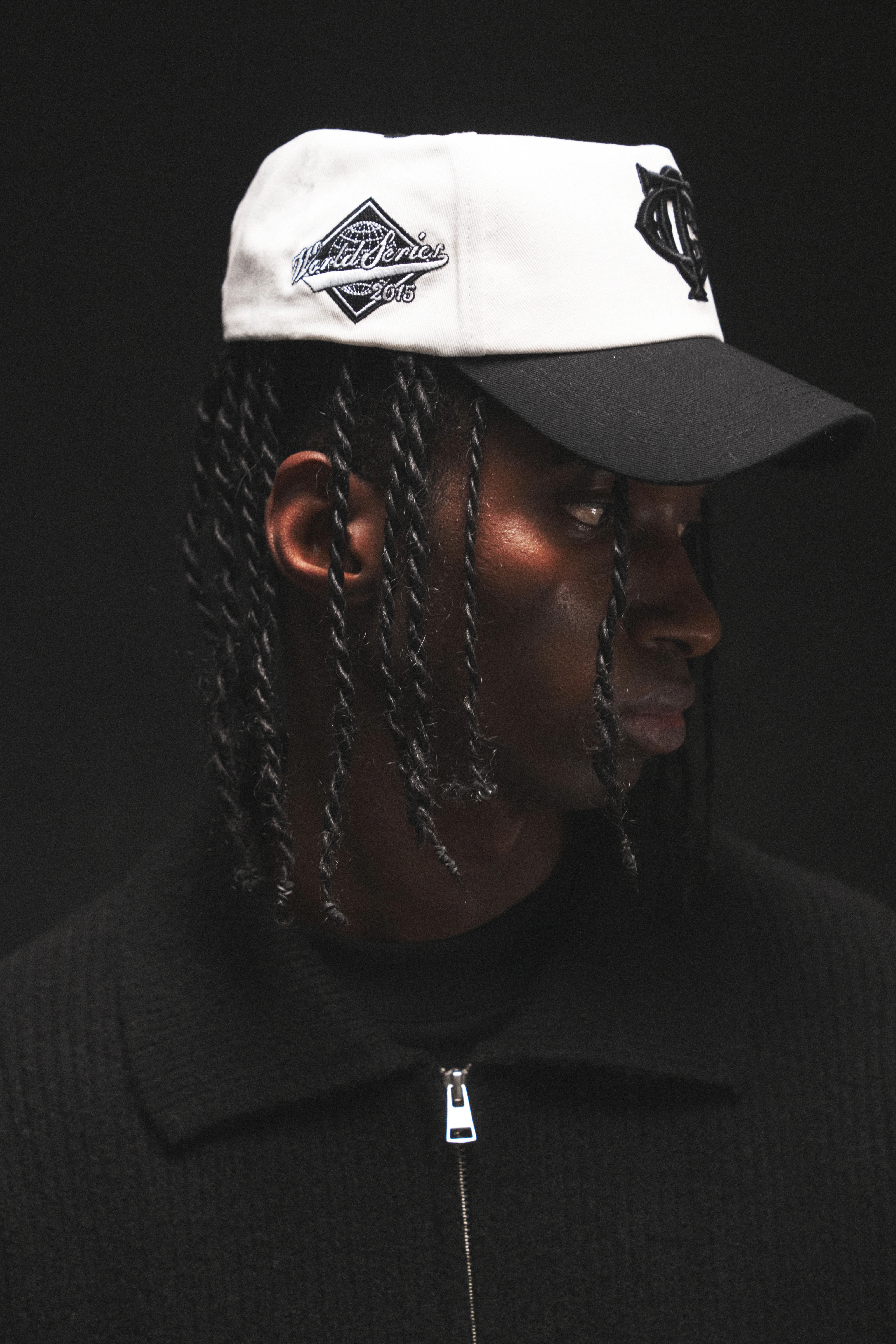 MONOGRAM WORLD SERIES CAP - BLACK - Image 2