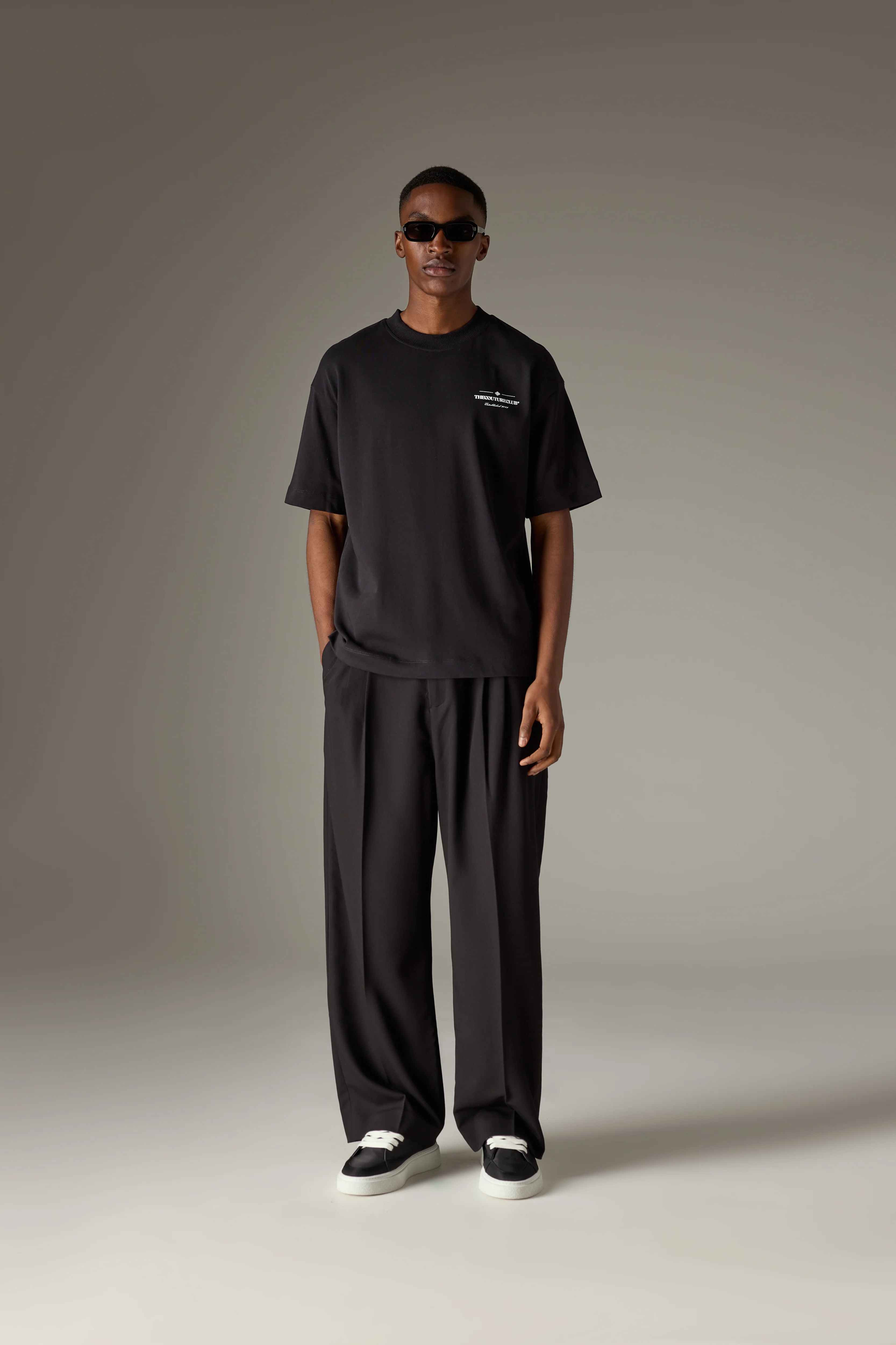 COPYRIGHT MULTI GRAPHIC T-SHIRT - BLACK - Image 3