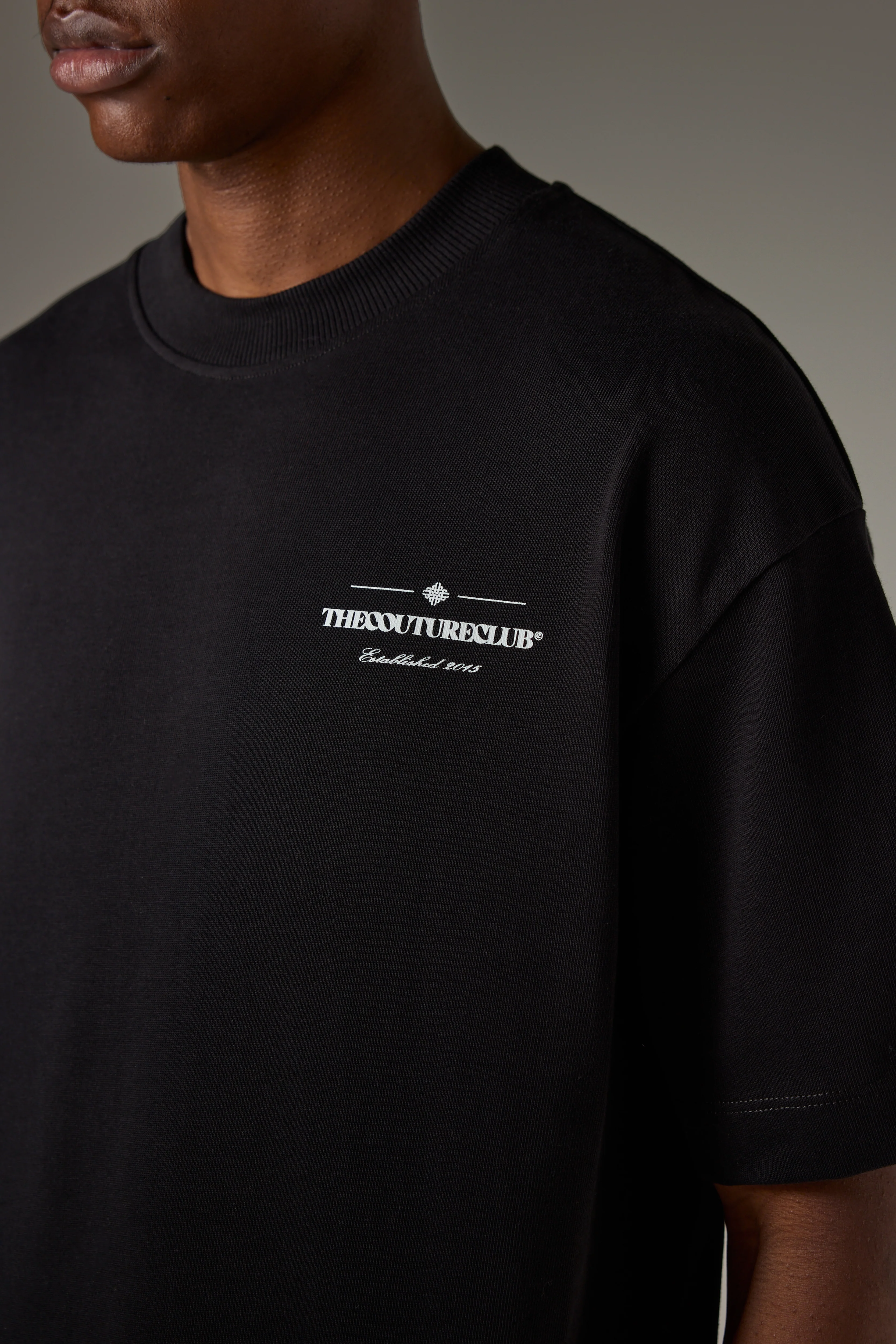 COPYRIGHT MULTI GRAPHIC T-SHIRT - BLACK - Image 5