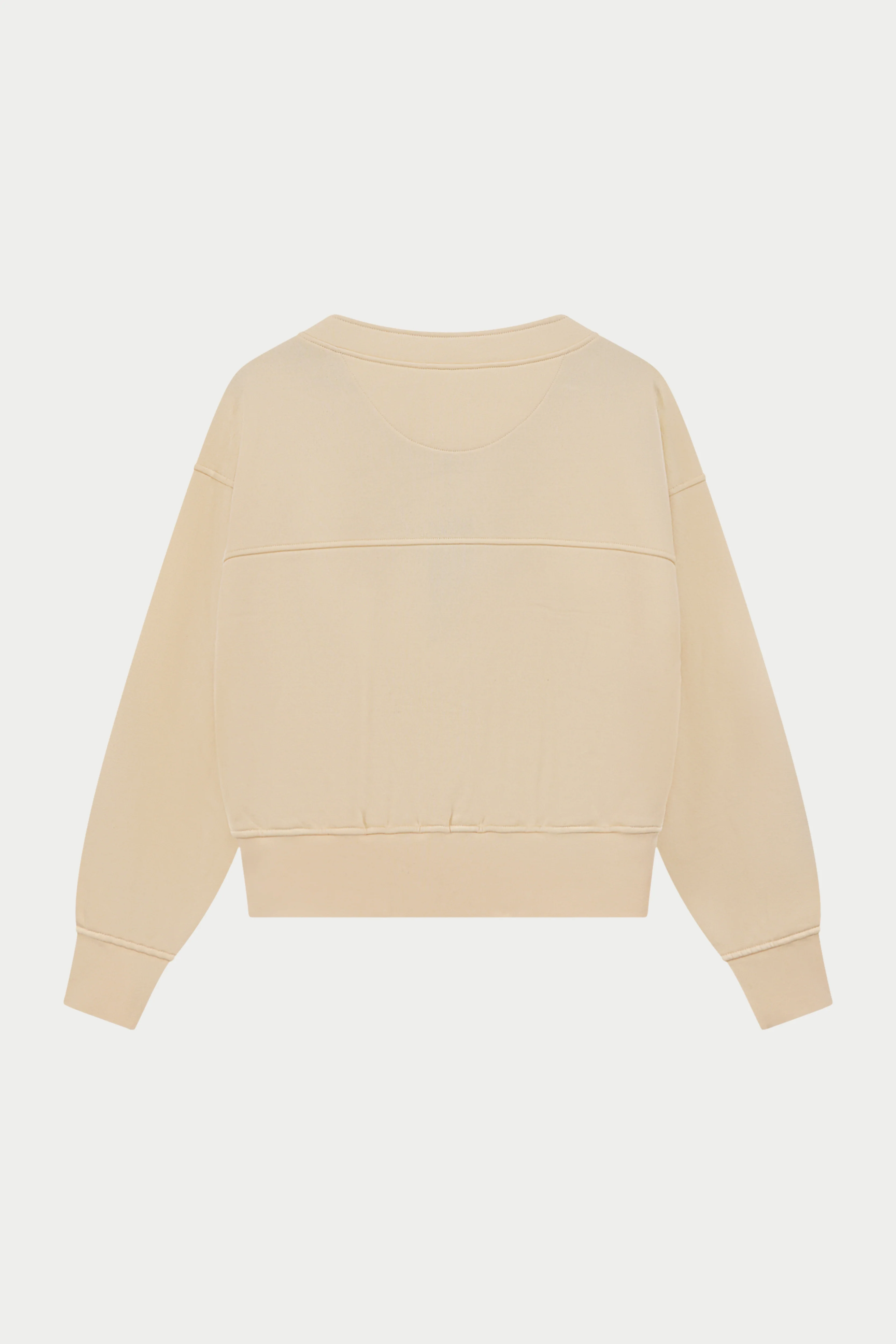 OVERSIZED JERSEY CARDIGAN - BUTTERMILK - Image 9