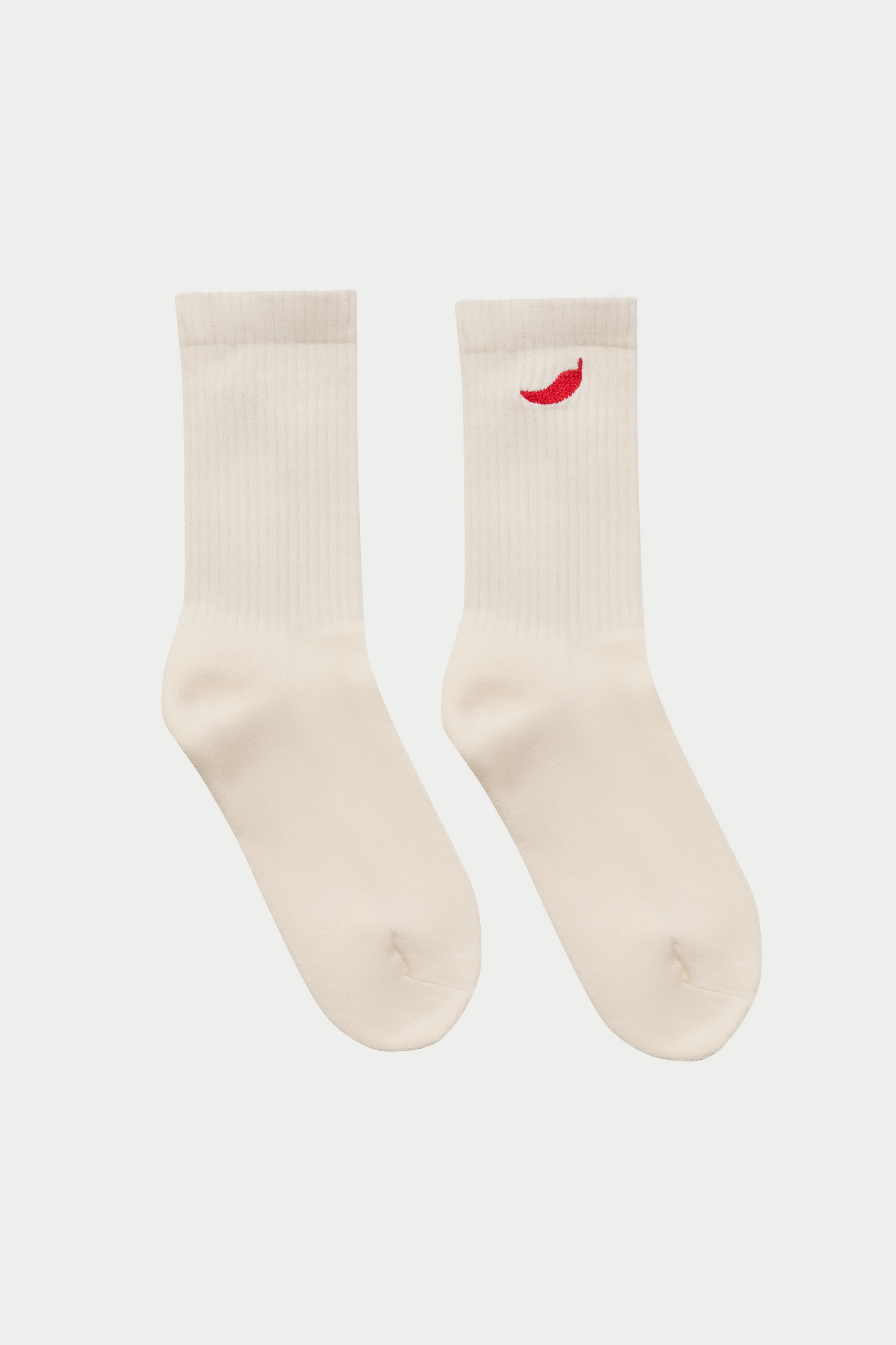 PADEL & PALOMAS CHILLI SPORTS SOCKS - OFF WHITE - Image 2