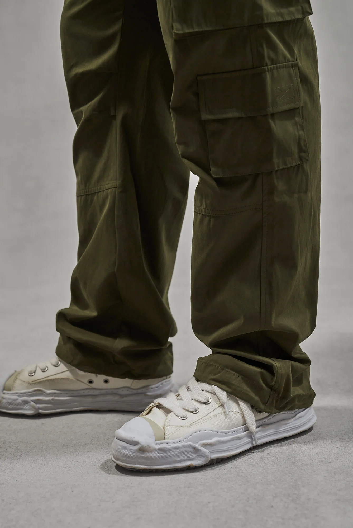 ESSENTIAL CARGO PANTS - KHAKI - Image 5