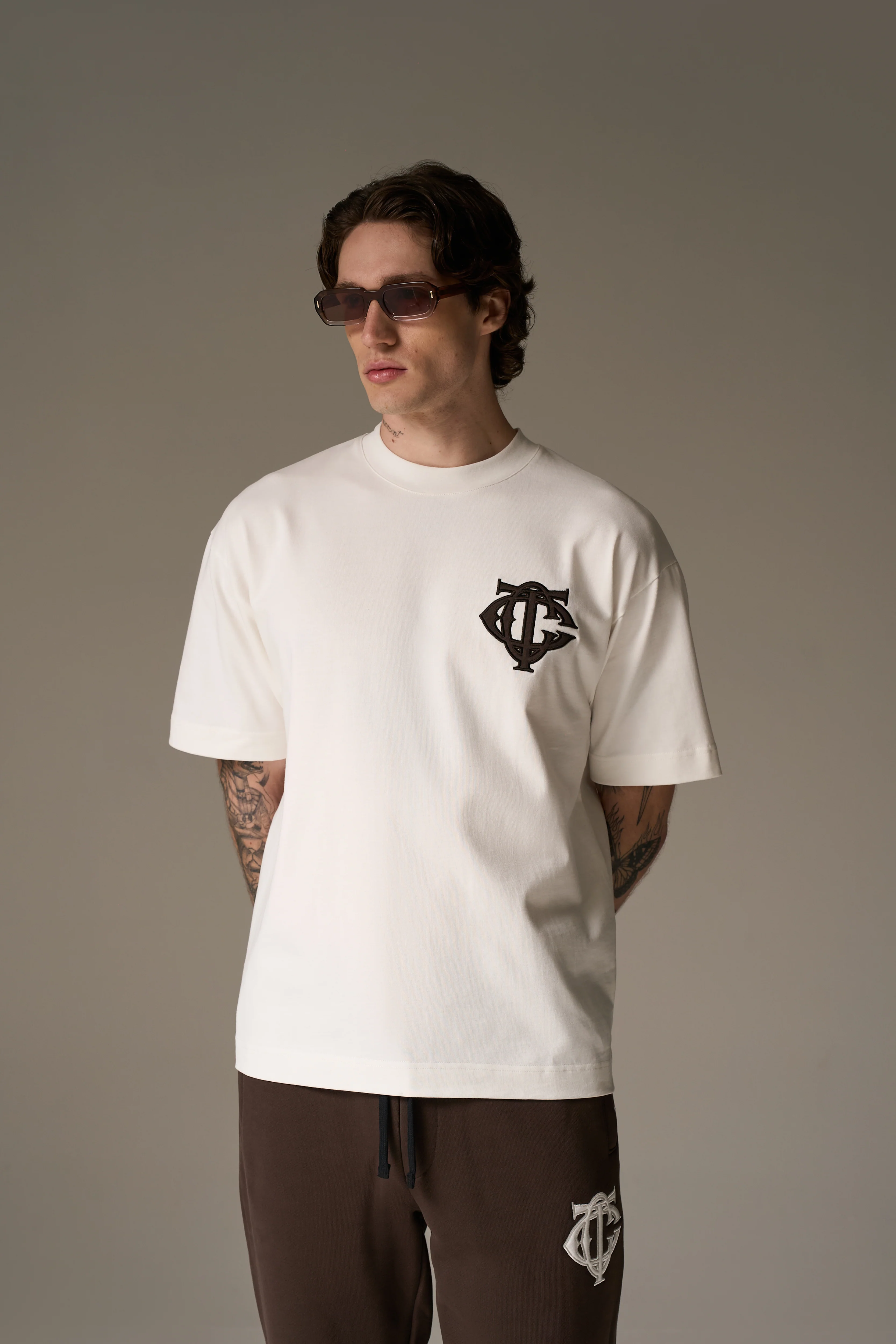 MONOGRAM T-SHIRT - OFF WHITE - Image 4