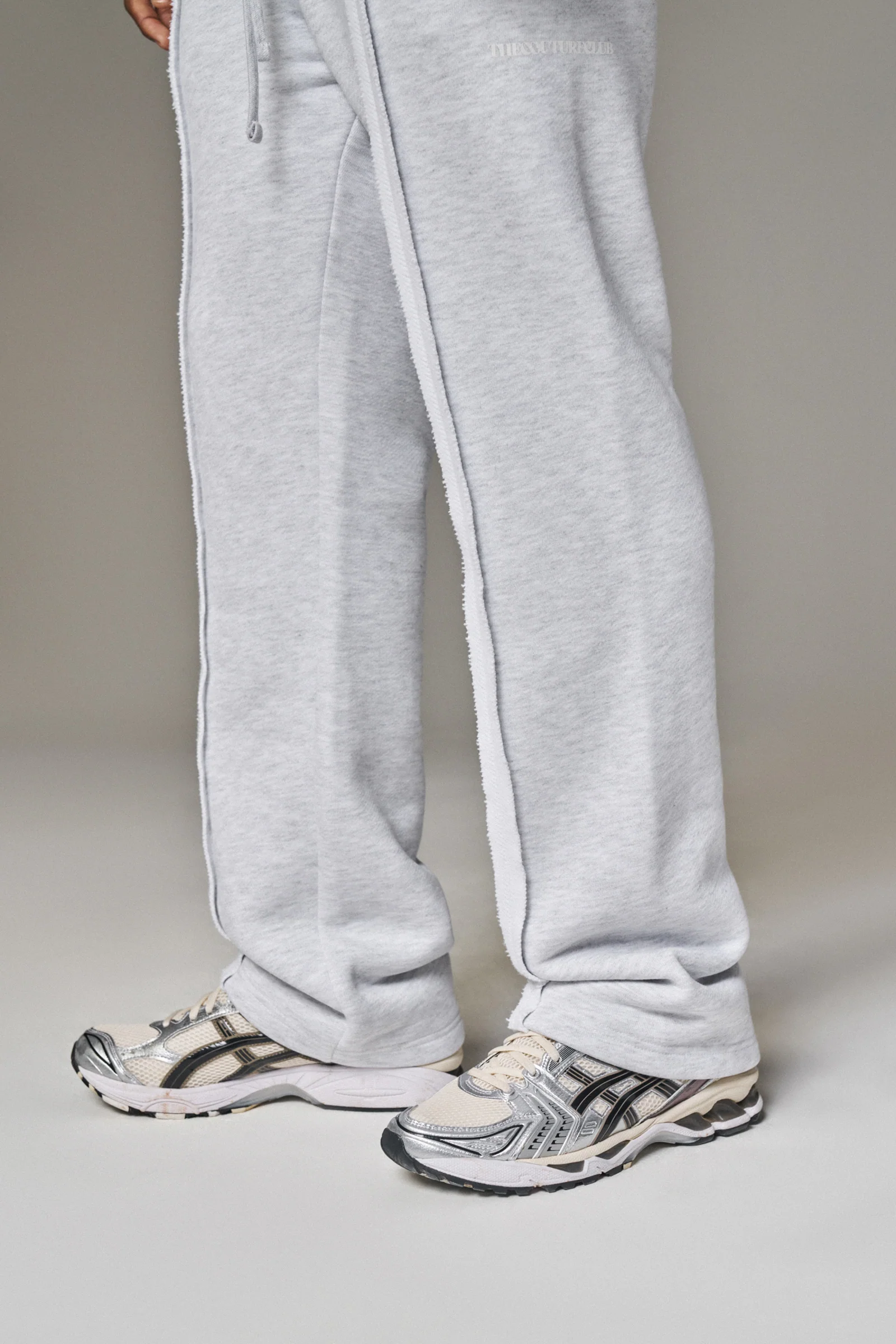 COPYRIGHT STRAIGHT LEG JOGGERS - GREY MARL - Image 7