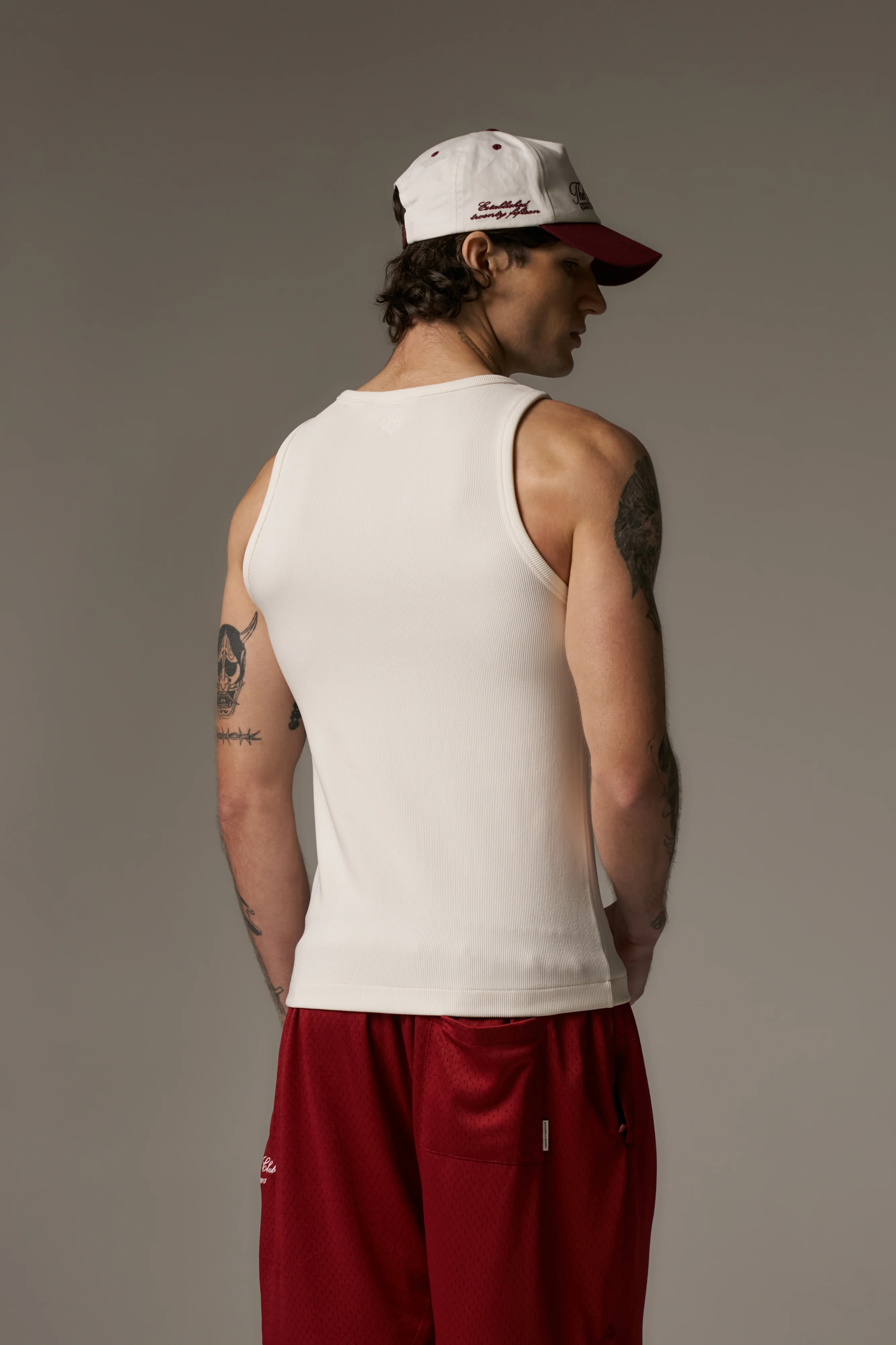 RIBBED VEST - OFF WHITE - Image 6