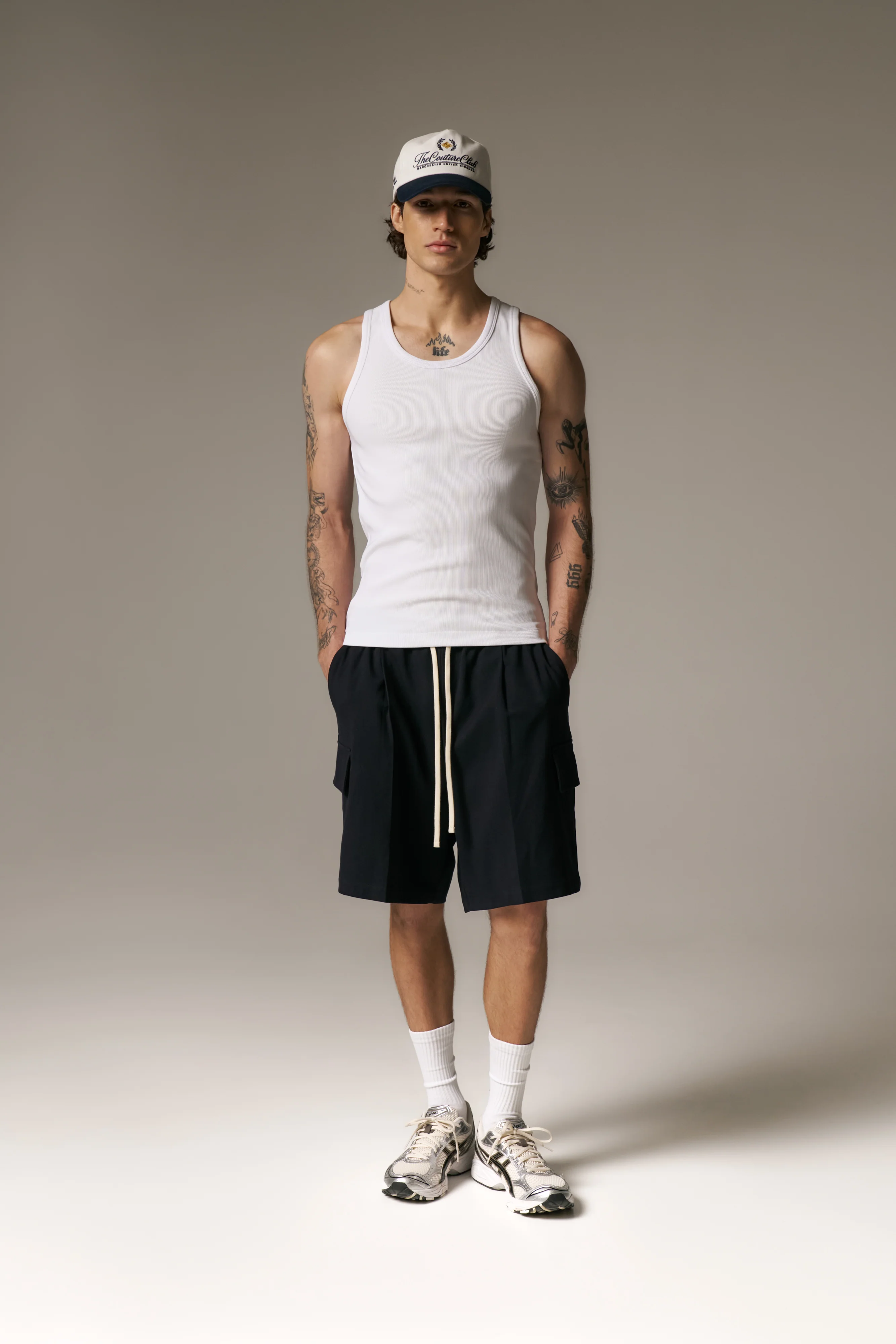 RIBBED VEST - WHITE - Image 3