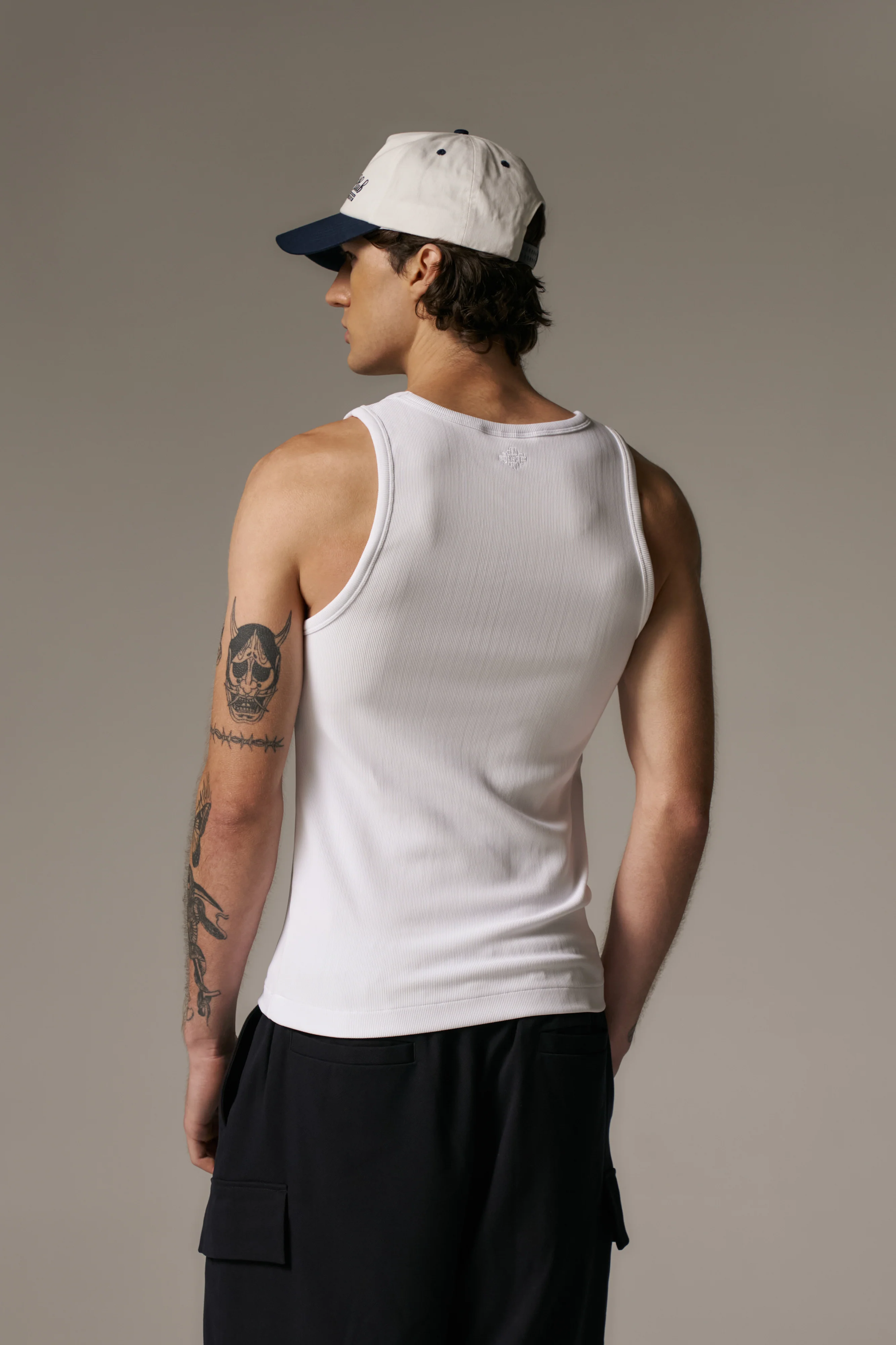 RIBBED VEST - WHITE - Image 5