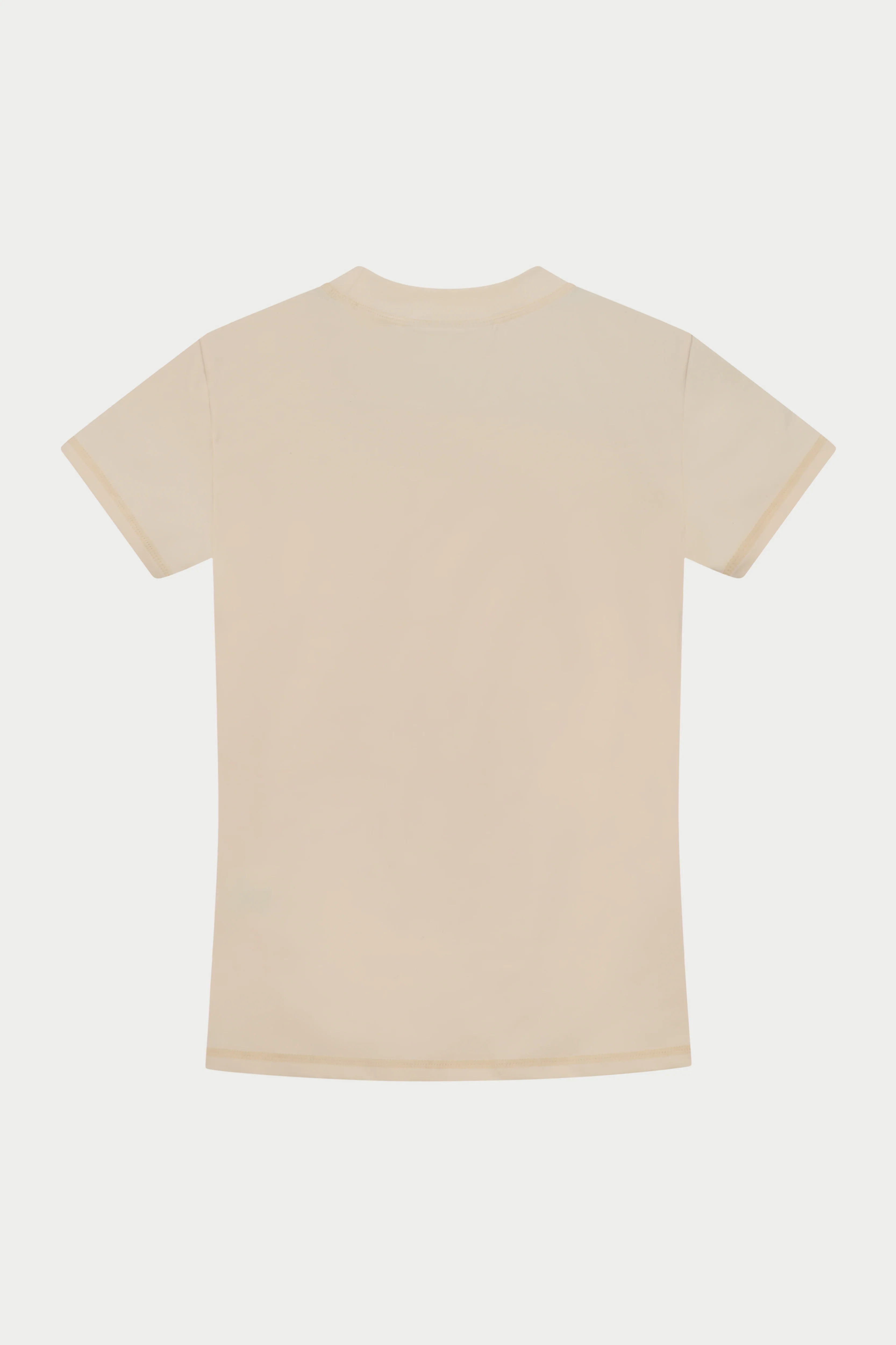SCULPTING STRETCH EMBLEM BABY TEE - BUTTERMILK - Image 11