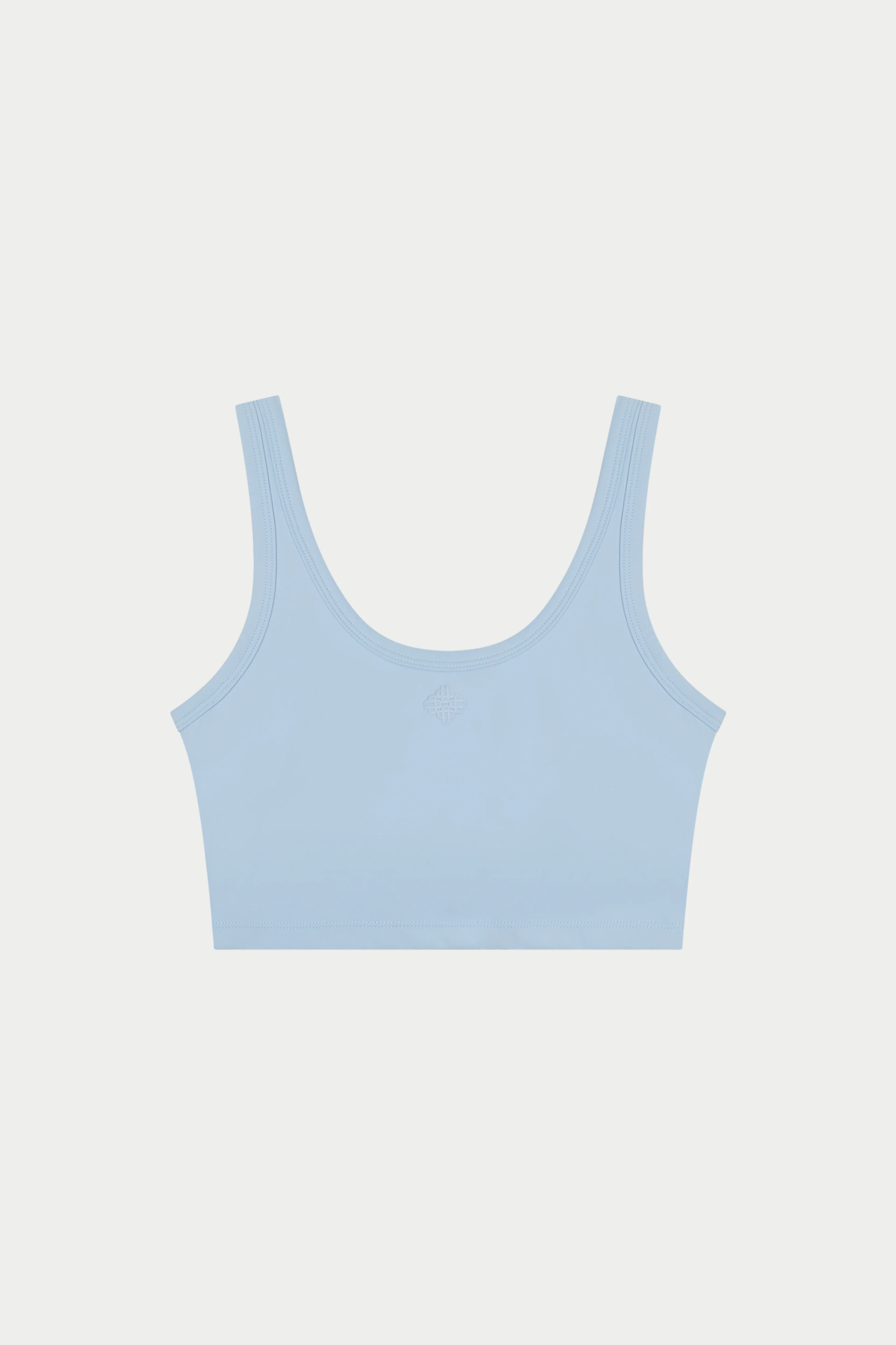 SCULPTING STRETCH EMBLEM SPORTS BRA - POWDER BLUE - Image 6