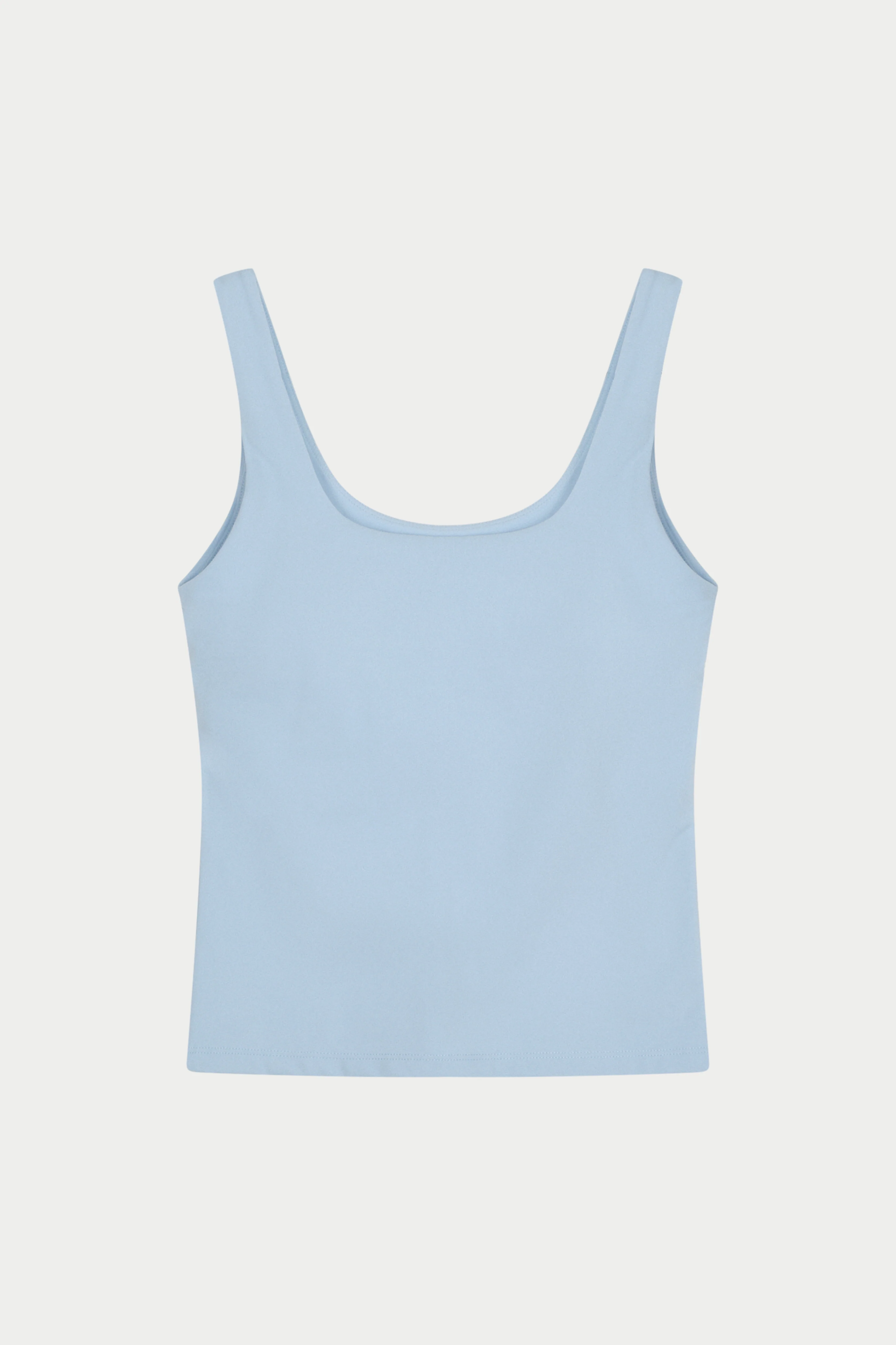 SCULPTING STRETCH SCOOP NECK SPORTS TOP - POWDER BLUE - Image 7