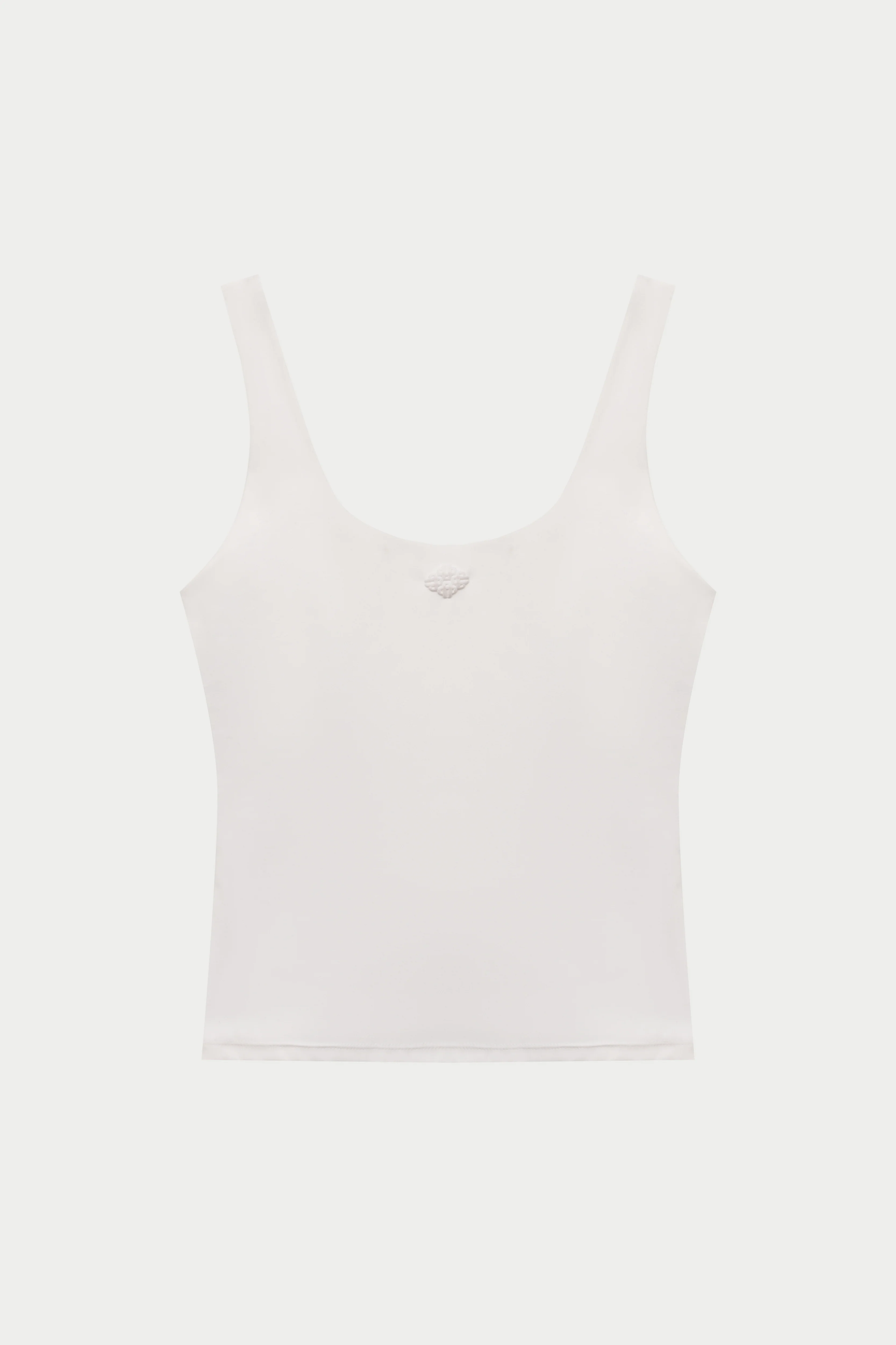 SCULPTING STRETCH SCOOP NECK SPORTS TOP - WHITE - Image 7