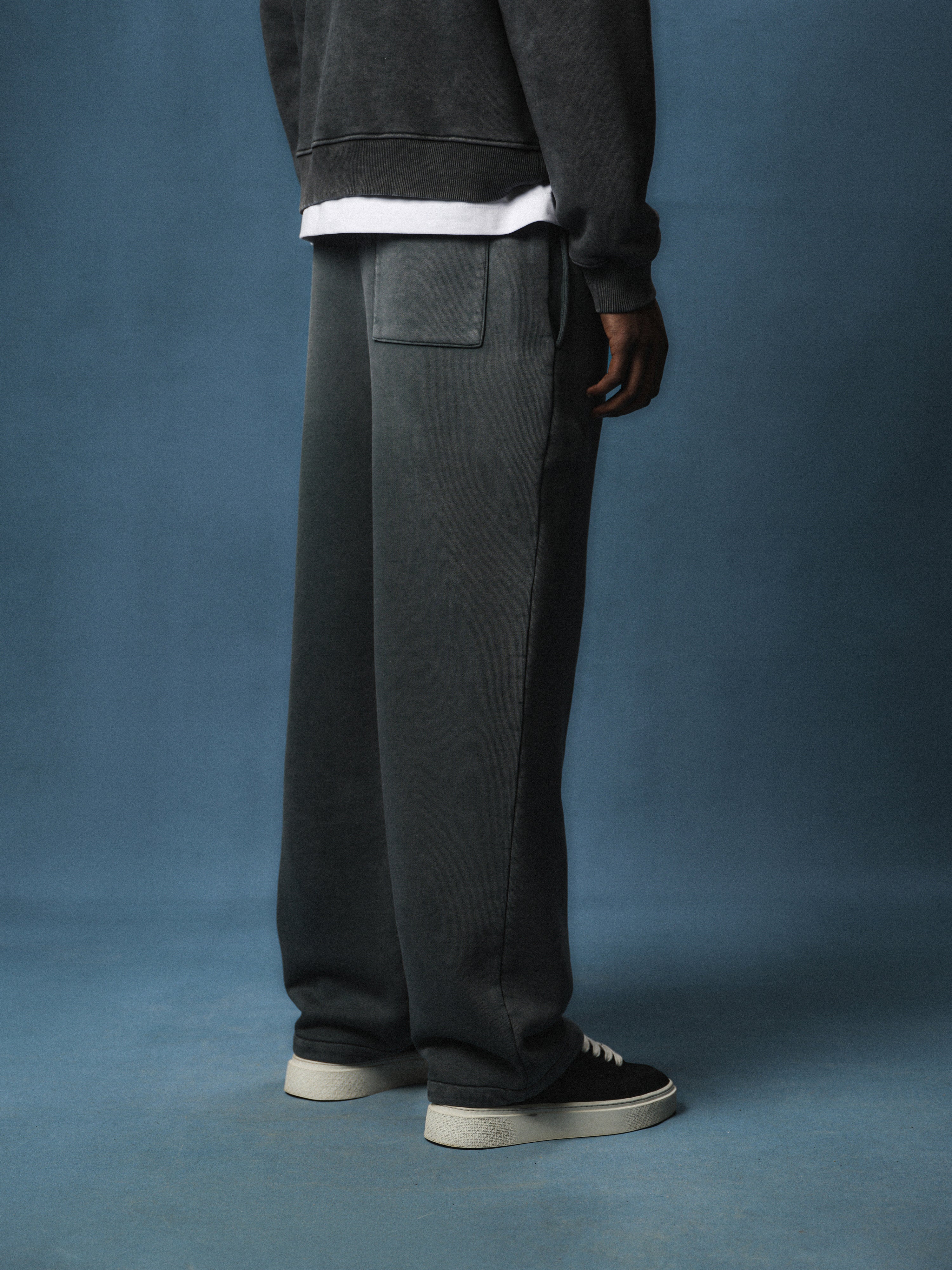 SPRAY WASH COPYRIGHT MULTI GRAPHIC JOGGERS - BLACK - Image 6