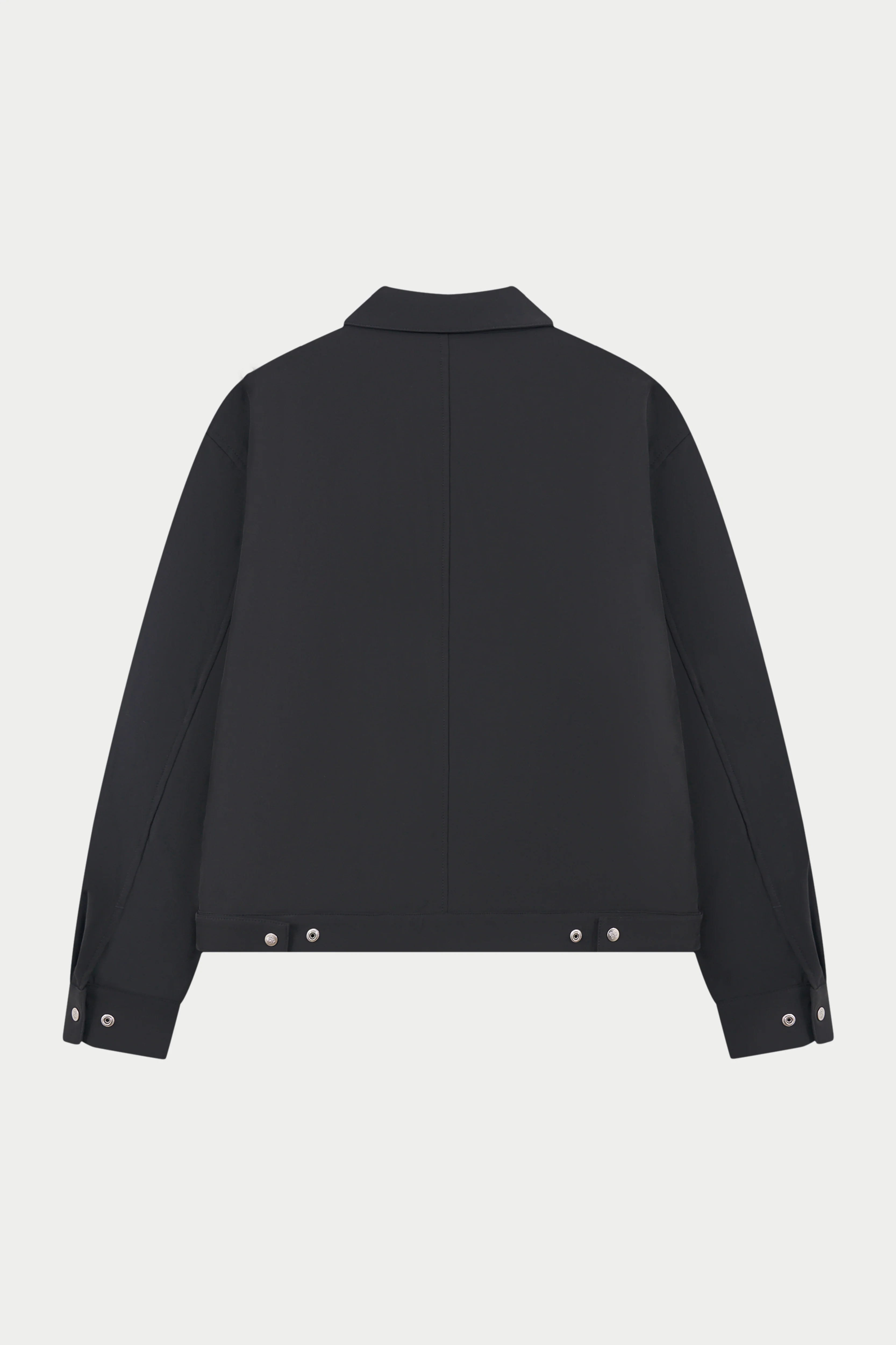 TECHNICAL ZIP THROUGH JACKET - BLACK - Image 9