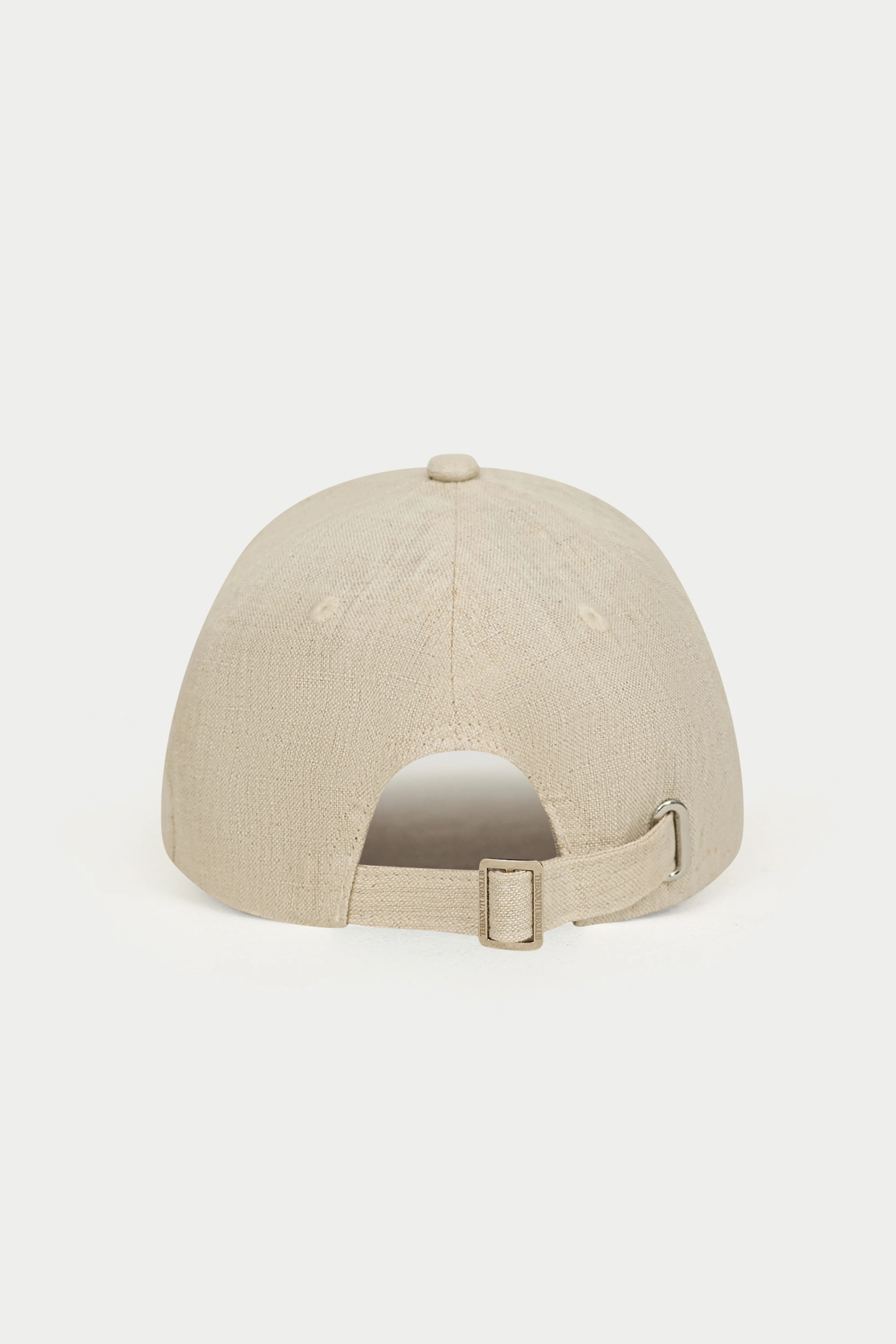 TEXTURED METAL BADGE CAP - BEIGE - Image 3