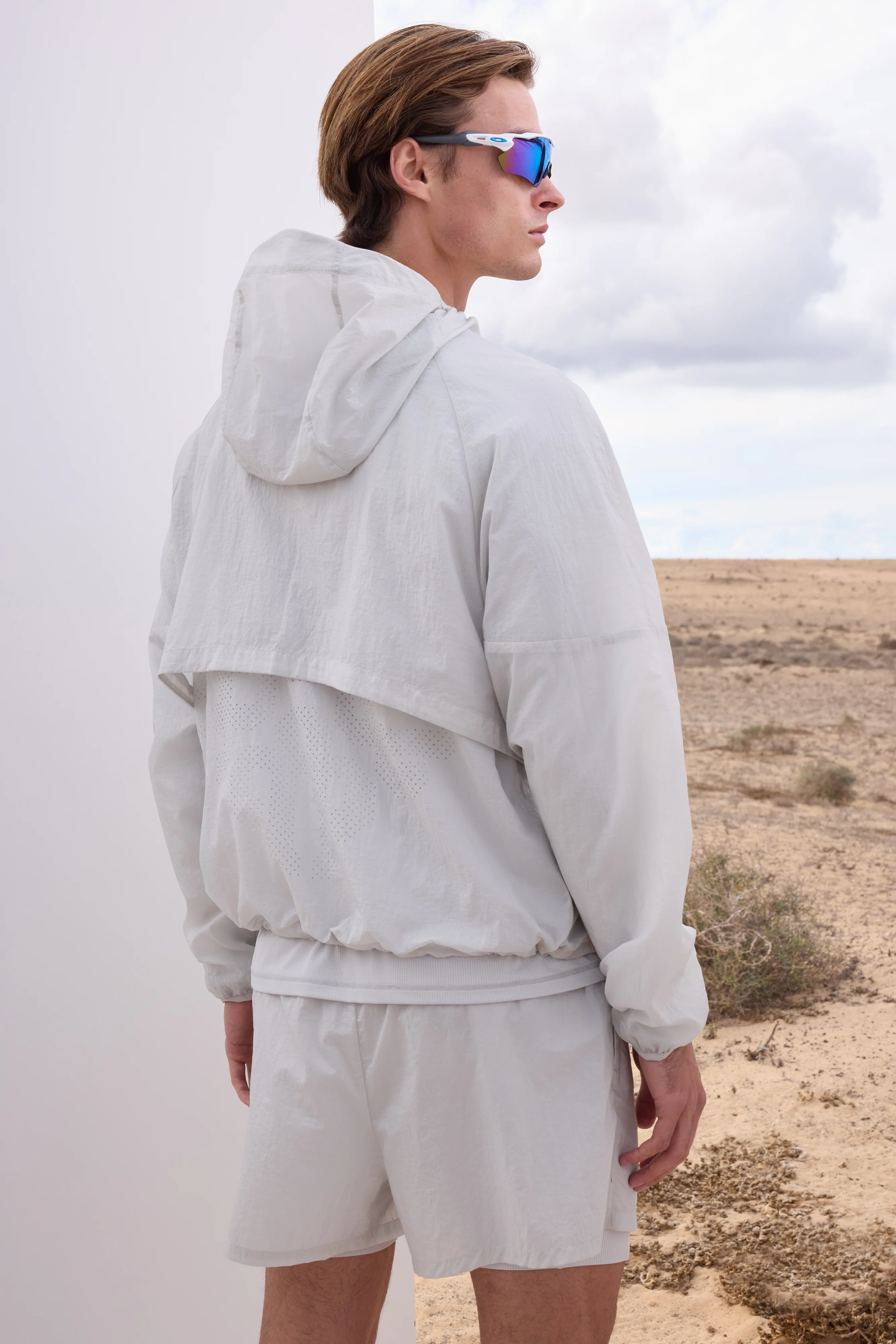 TRANSLUCENT WINDBREAKER - WHITE - Image 8