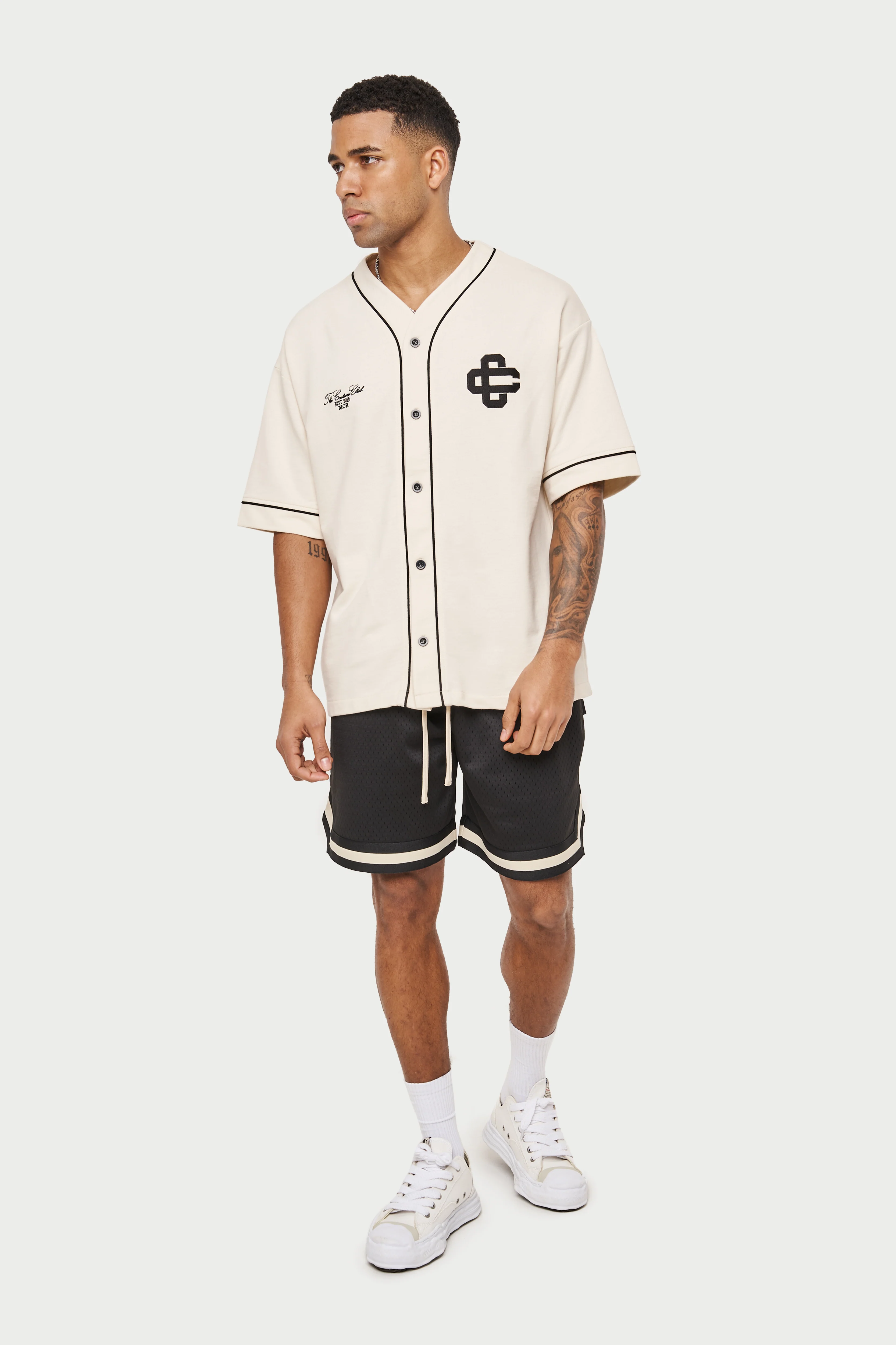 VARSITY MESH SHORT - BLACK - Image 5