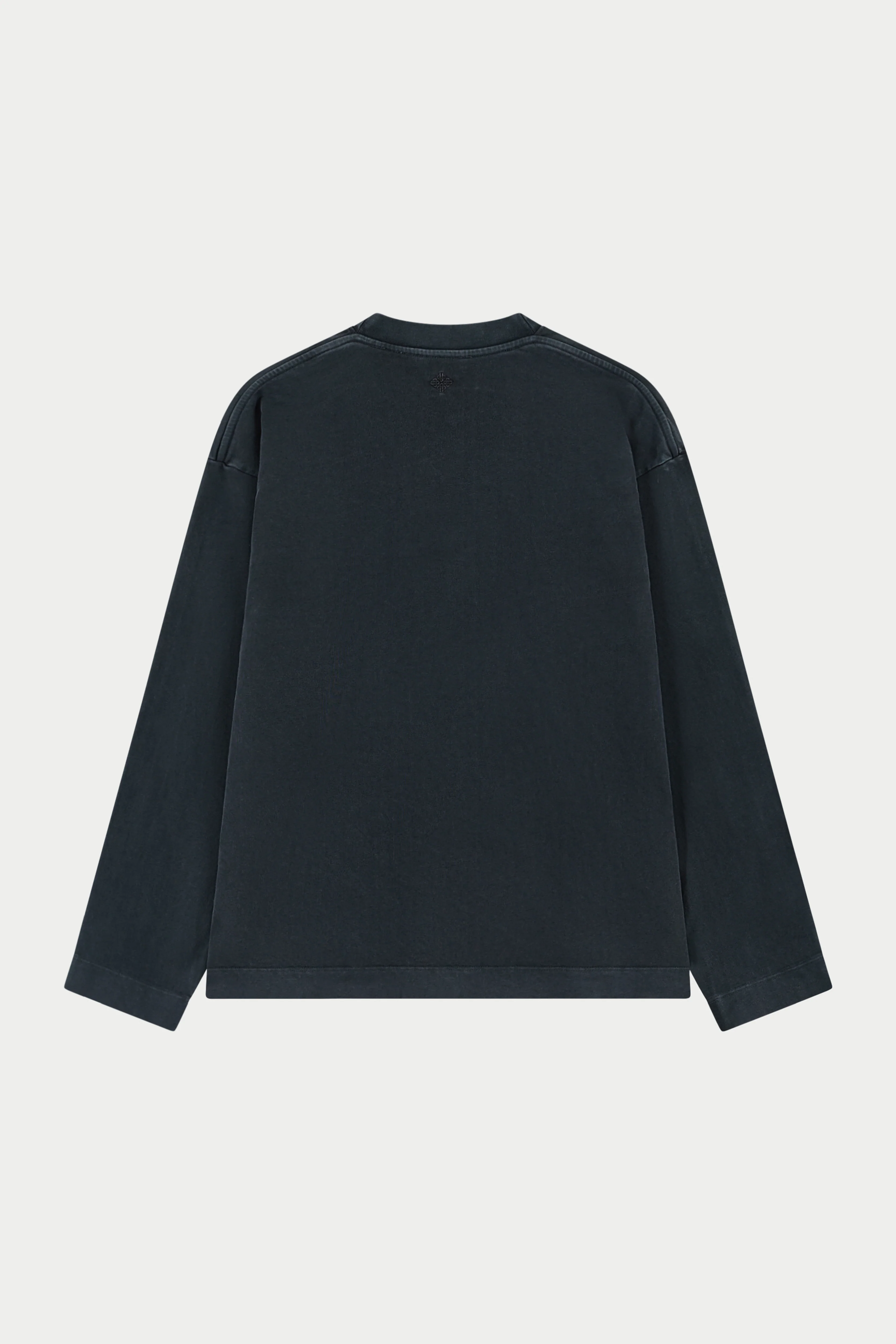 WASHED LONG SLEEVE T-SHIRT - WASHED BLACK - Image 6
