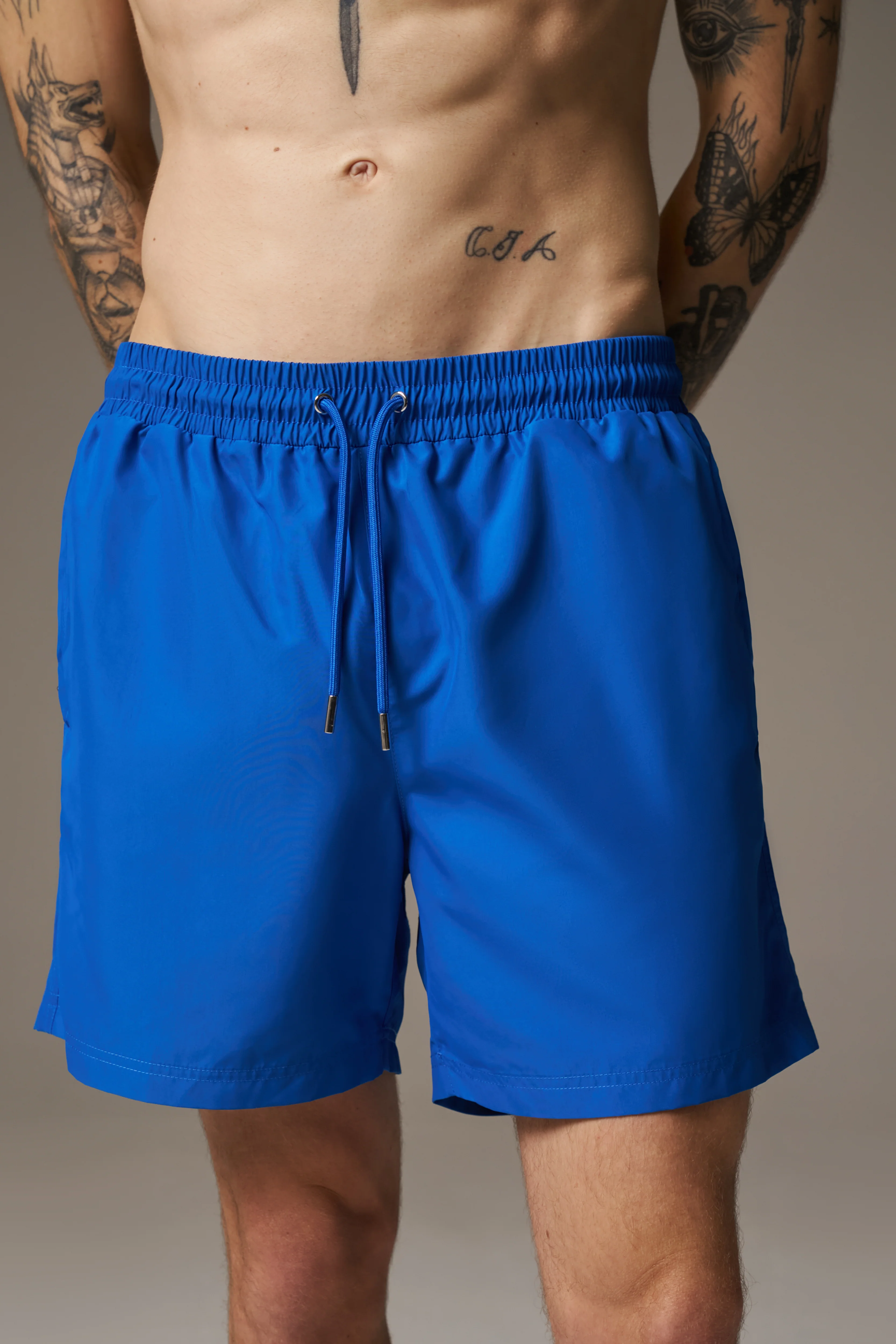 WATER REACTIVE EMBLEM SWIM SHORT - COBALT - Image 11