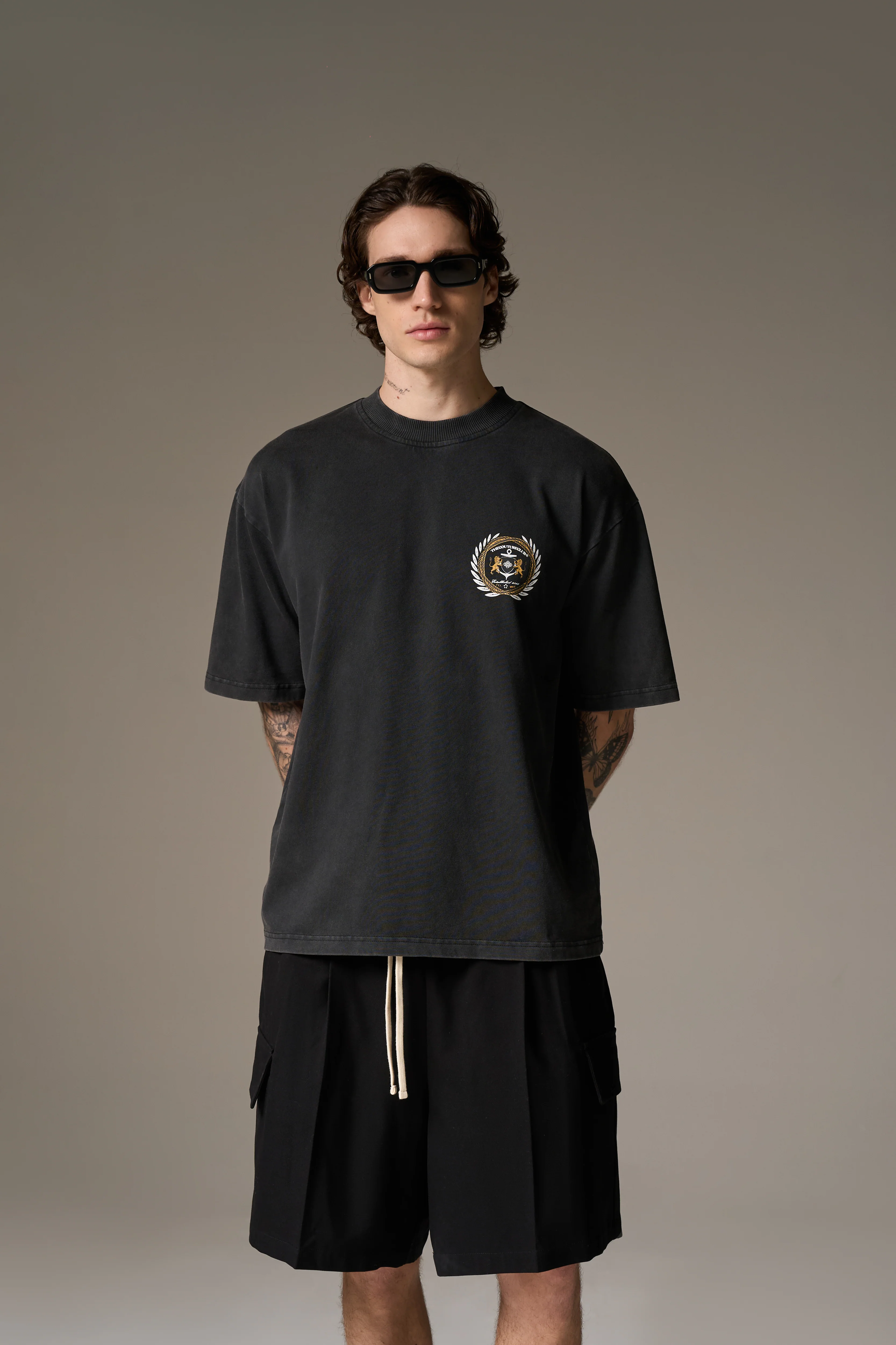 YACHT CLUB GRAPHIC T-SHIRT - WASHED BLACK - Image 10